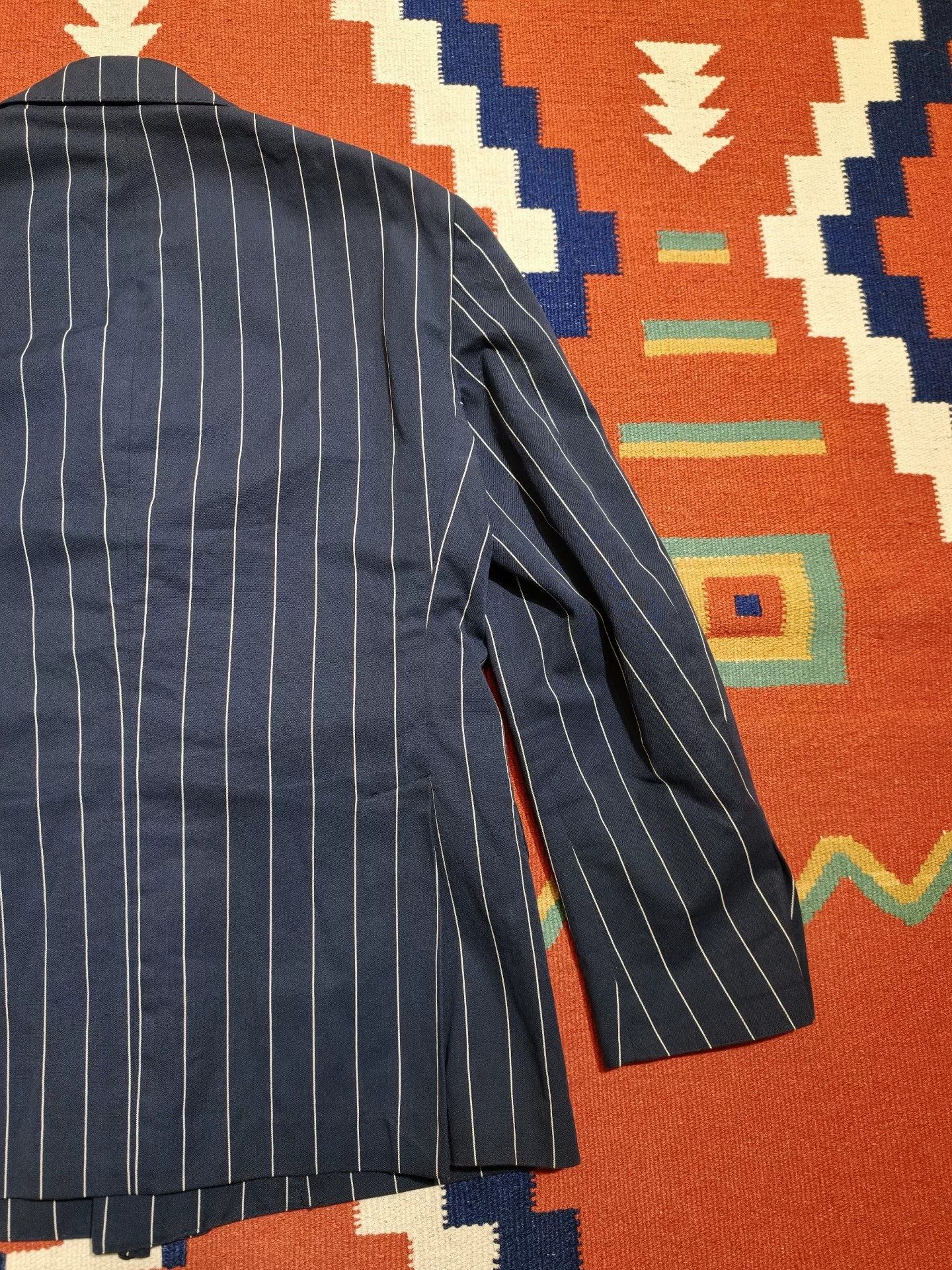 Polo Ralph Lauren Polo Ralph Lauren Navy Stripe Blazer Size US S / EU 44-46 / 1 - 5 Thumbnail
