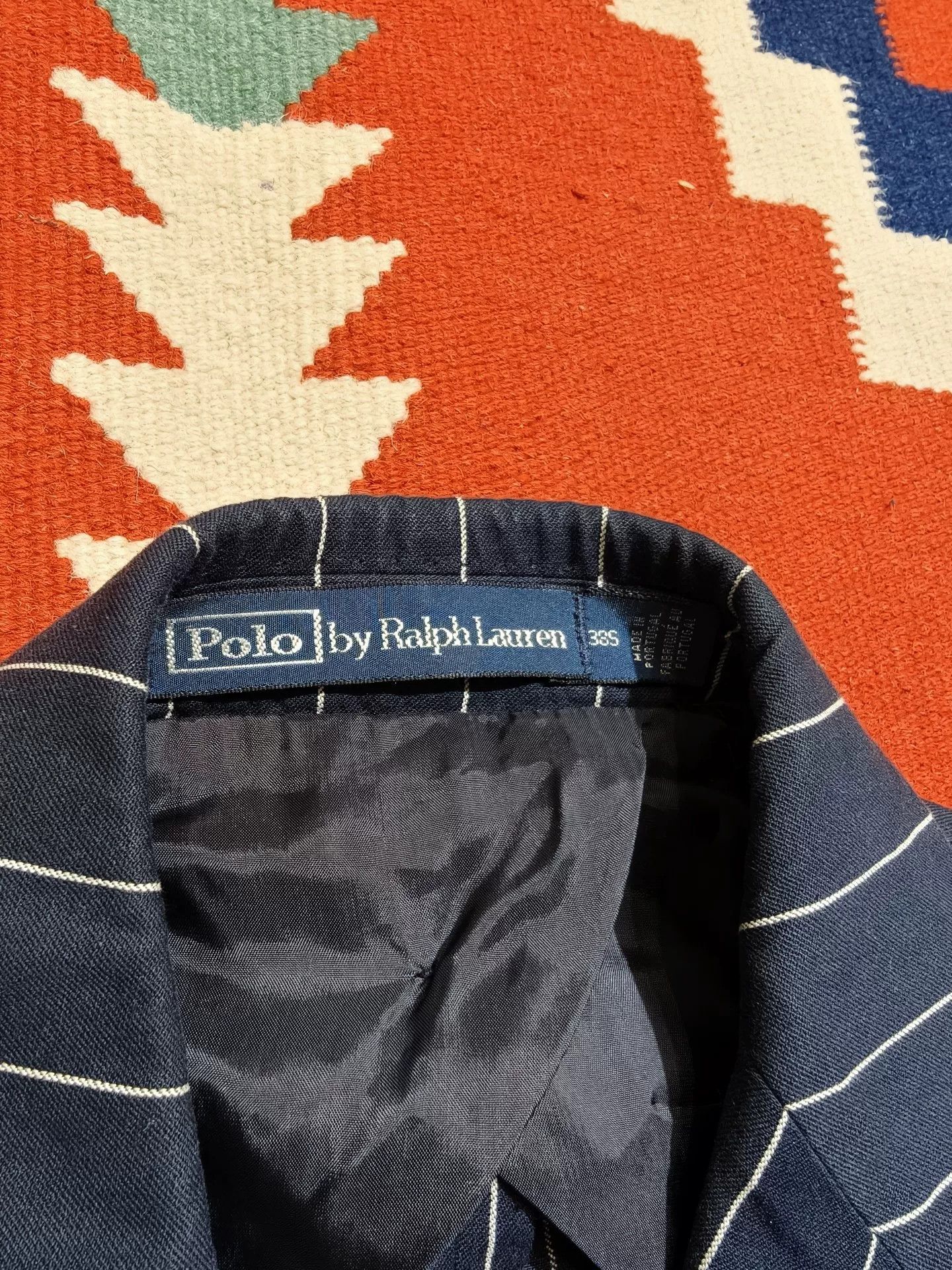Polo Ralph Lauren Polo Ralph Lauren Navy Stripe Blazer Size US S / EU 44-46 / 1 - 3 Thumbnail