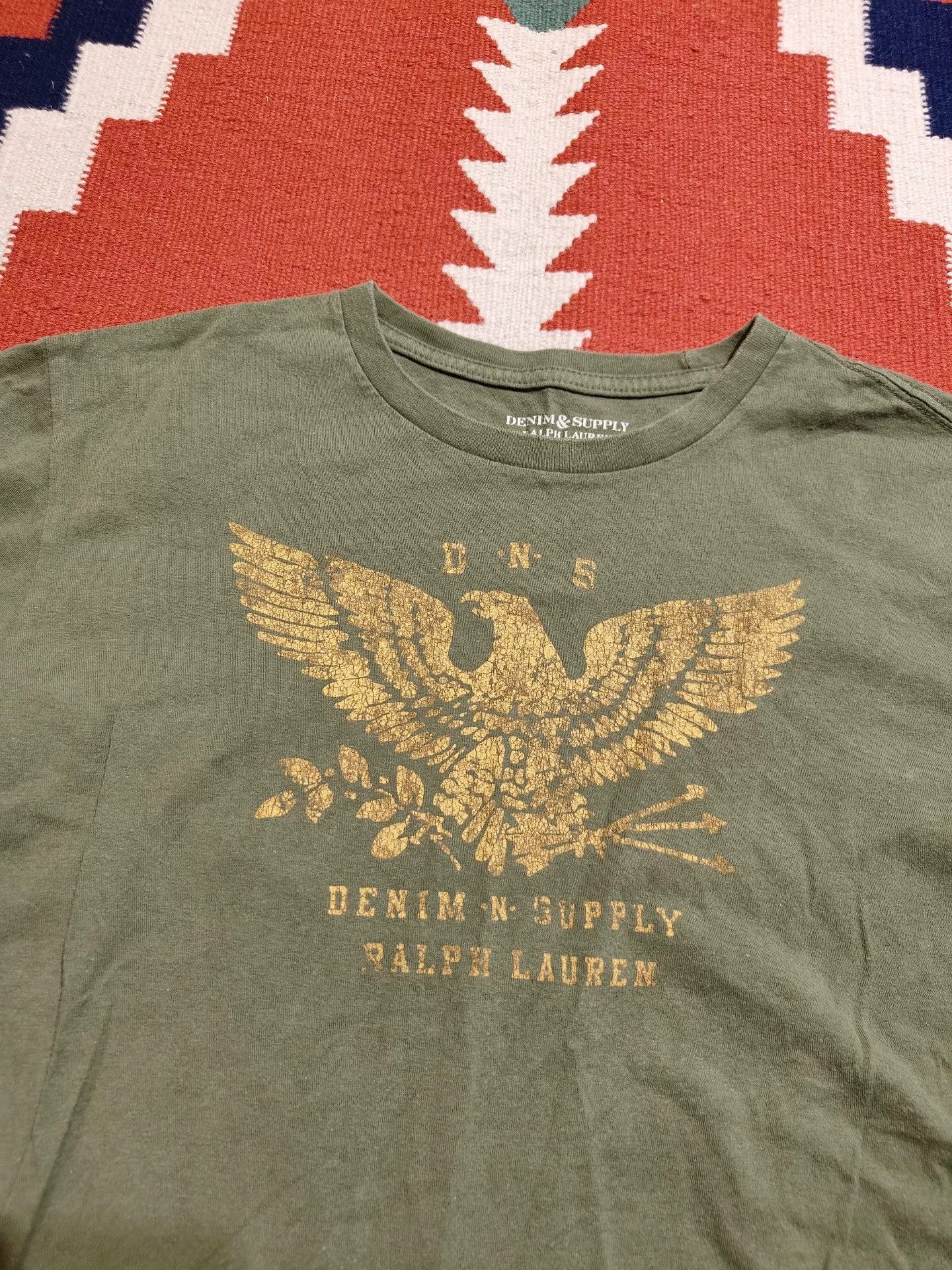 RRL Ralph Lauren RL RRL Vintage Green Eagle T-Shirt Size US S / EU 44-46 / 1 - 2 Thumbnail
