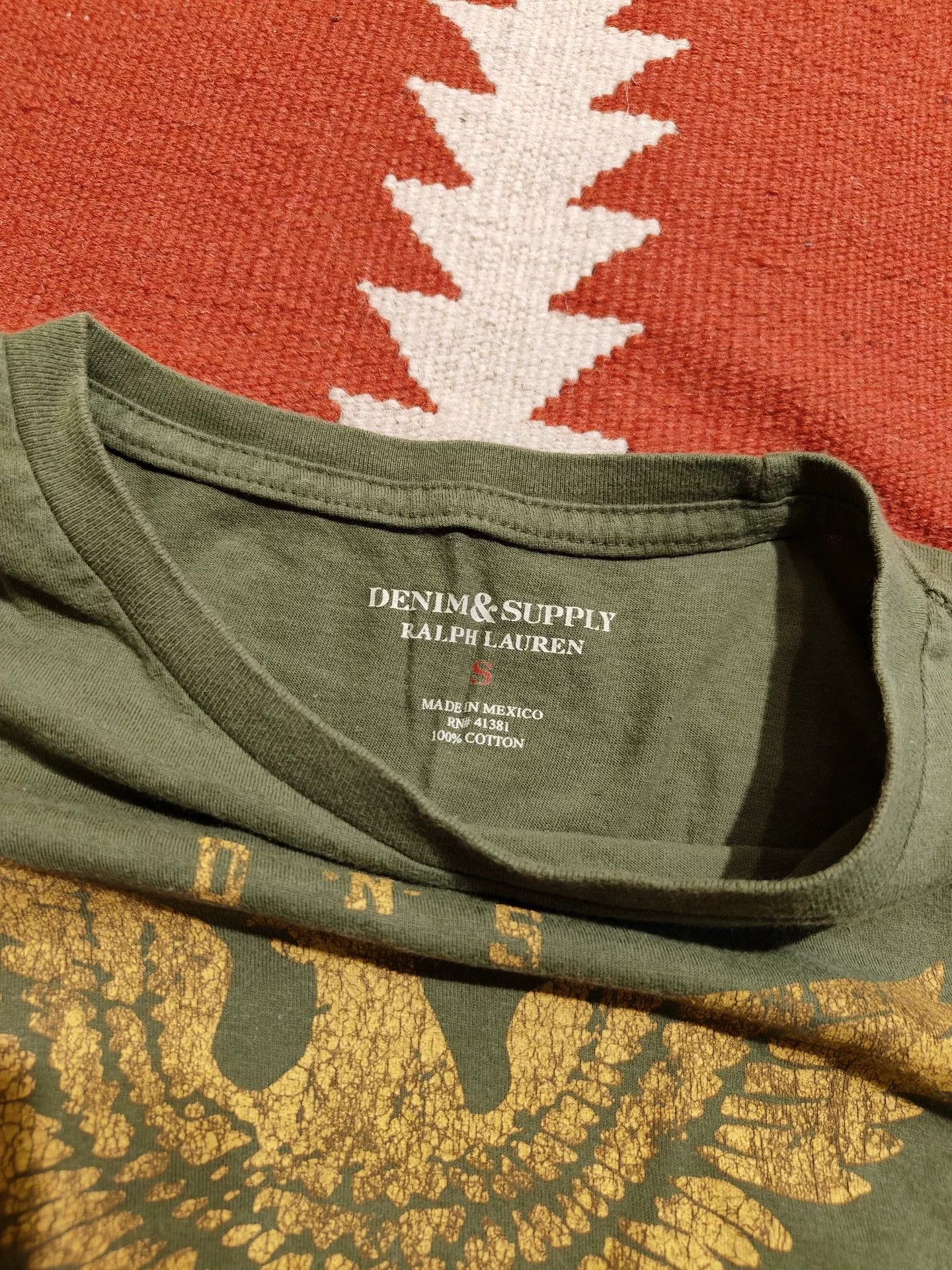 RRL Ralph Lauren RL RRL Vintage Green Eagle T-Shirt Size US S / EU 44-46 / 1 - 3 Thumbnail