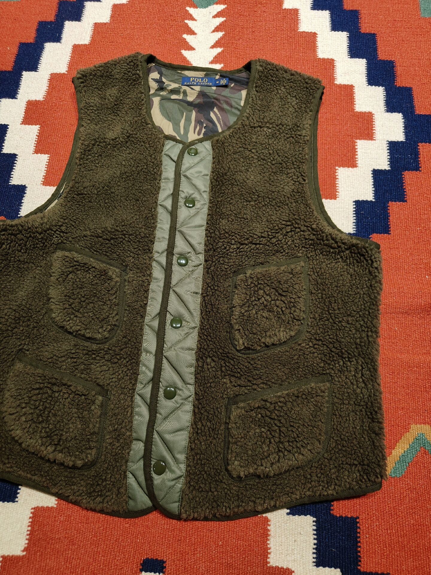 RRL Ralph Lauren Ralph Lauren Military Style Vest Size US M / EU 48-50 / 2 - 2 Thumbnail