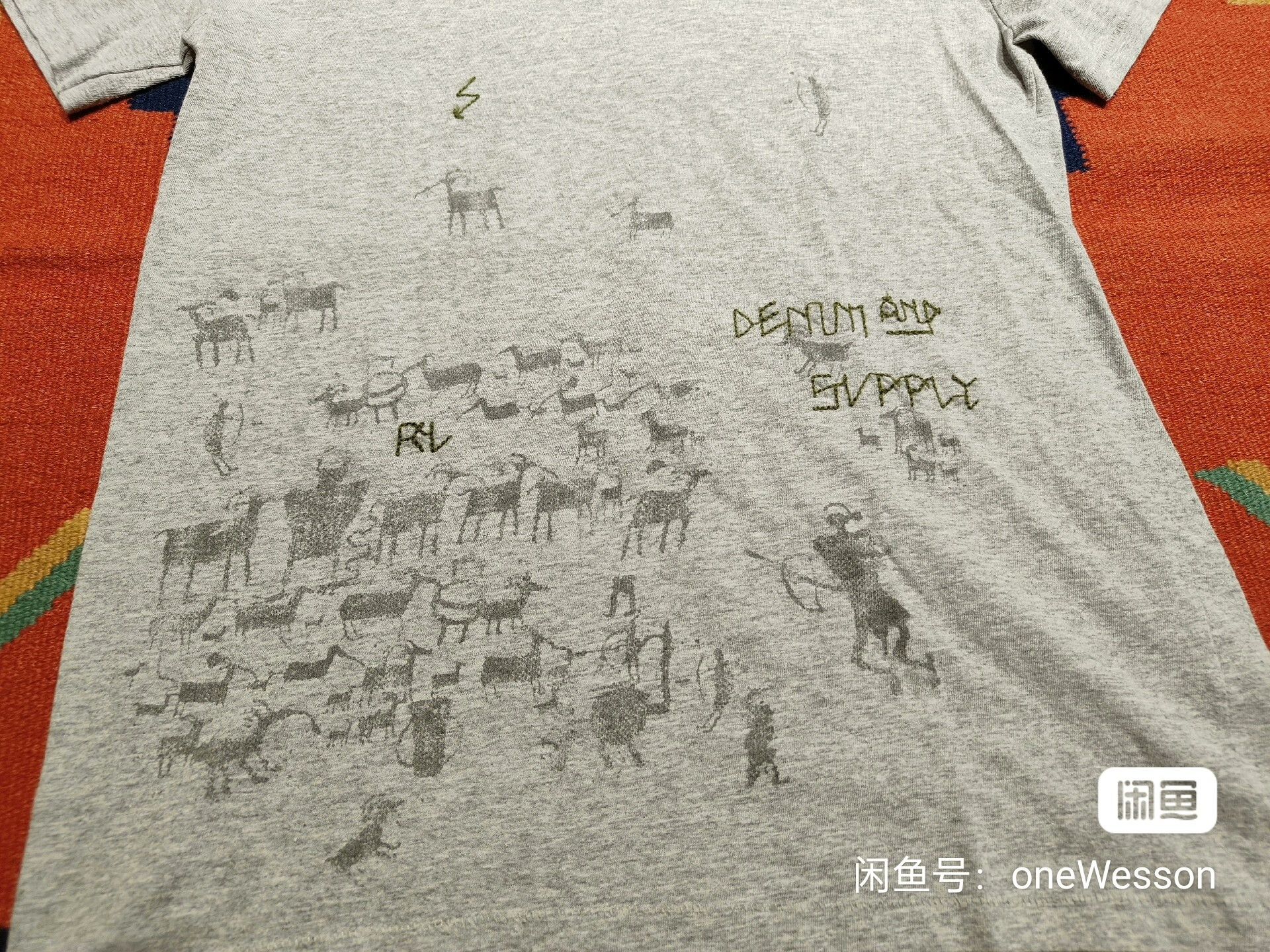 RRL Ralph Lauren Ralph Lauren Indian Hunting Graphic Tee Size US S / EU 44-46 / 1 - 2 Thumbnail
