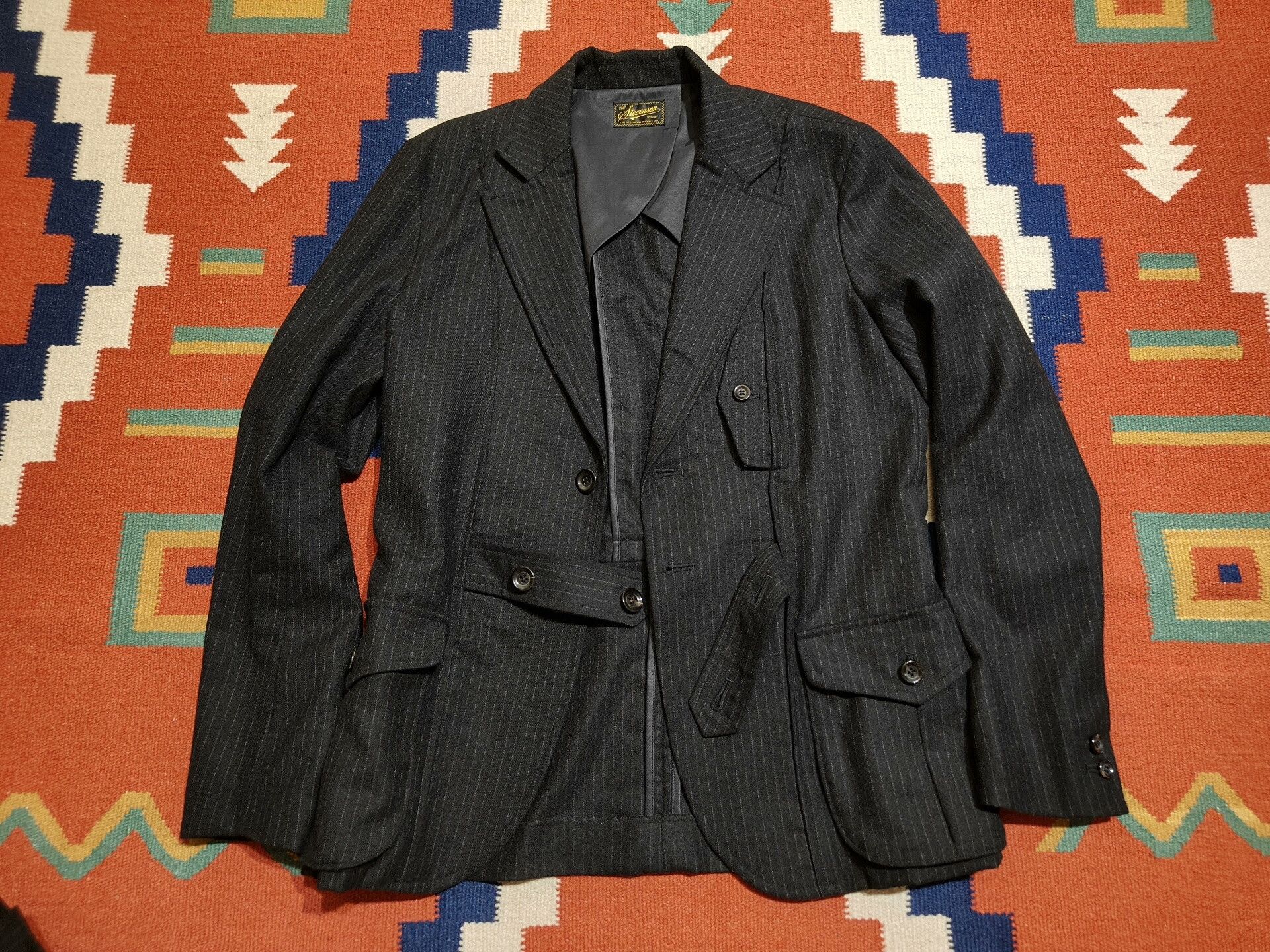 Stevenson Overall Co. Stevenson Men's Vintage Wool Suit Set Size US M / EU 48-50 / 2 - 9 Thumbnail