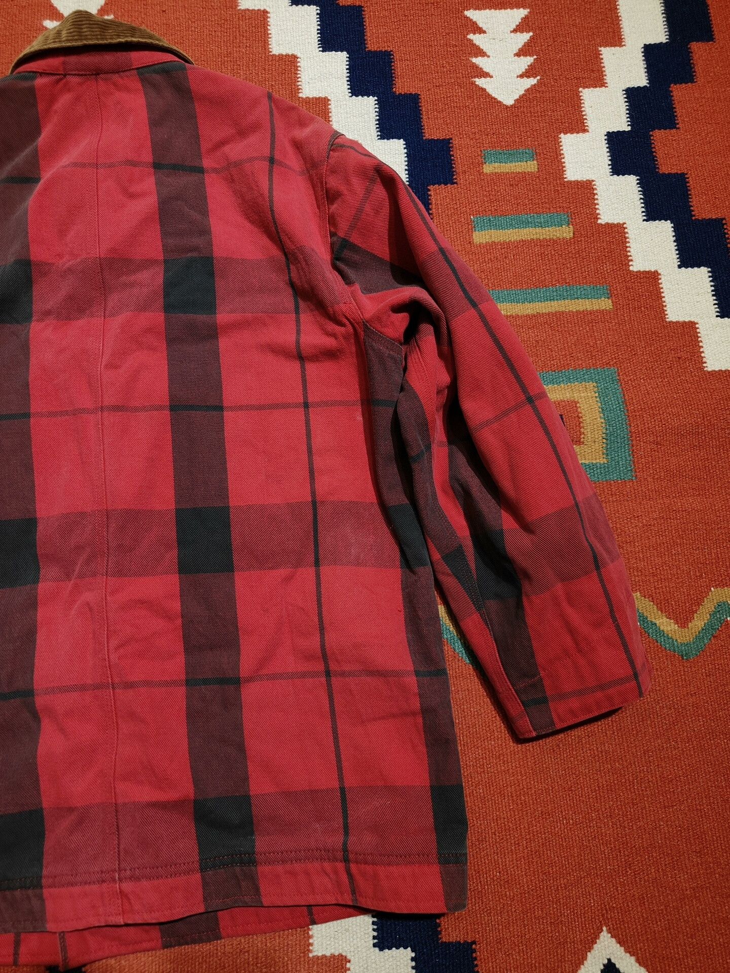 Vintage Vintage Ralph Lauren Red Checked Jacket Size XL / US 12-14 / IT 48-50 - 8 Thumbnail