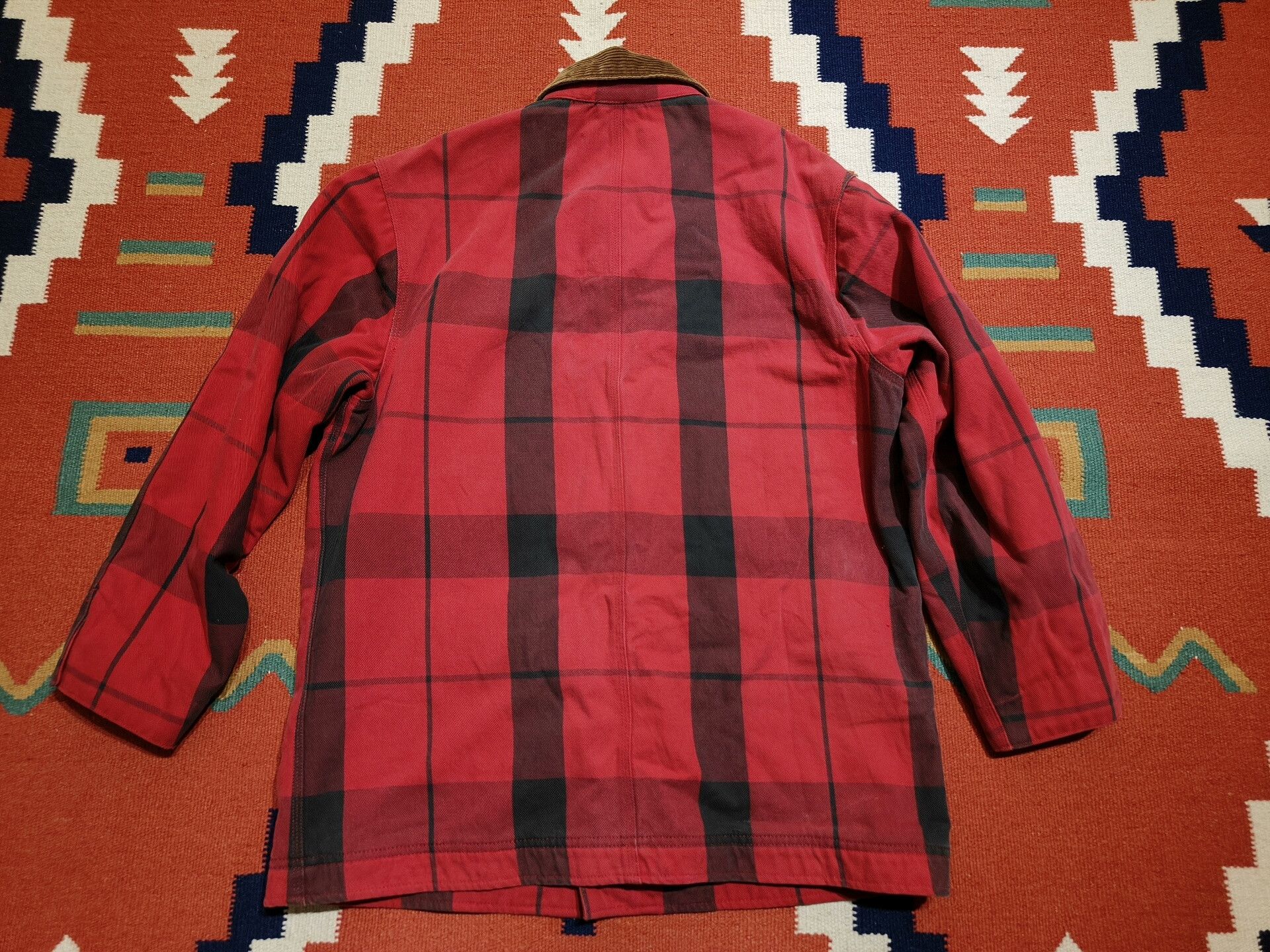 Vintage Vintage Ralph Lauren Red Checked Jacket Size XL / US 12-14 / IT 48-50 - 7 Thumbnail