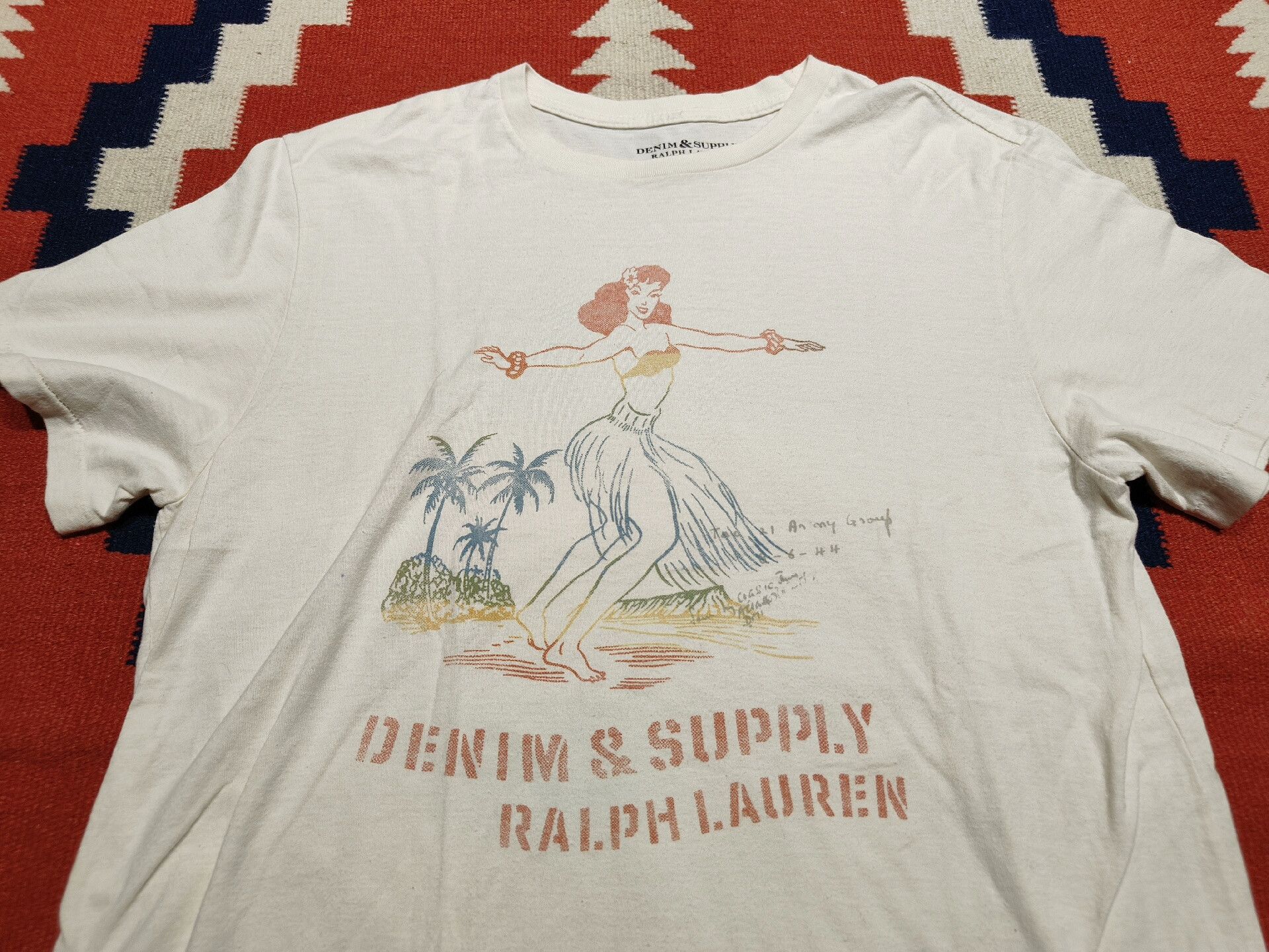 RRL Ralph Lauren Ralph Lauren Women's Vintage Hawaii T-Shirt Size M / US 6-8 / IT 42-44 - 2 Thumbnail