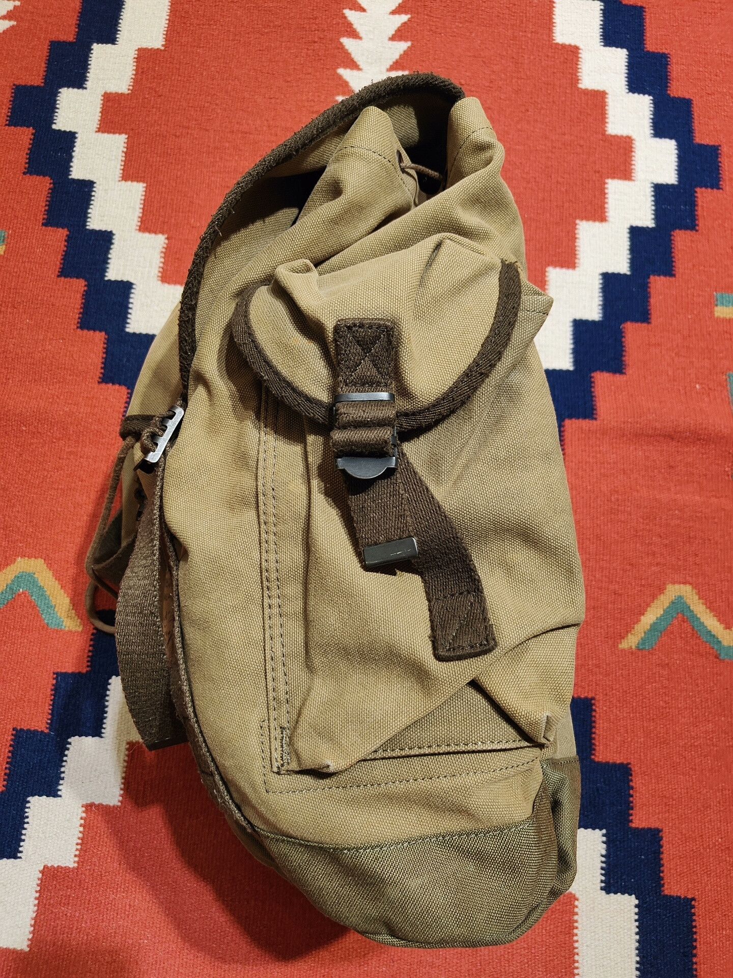RRL Ralph Lauren Vintage Canvas Military Backpack Size ONE SIZE - 7 Thumbnail