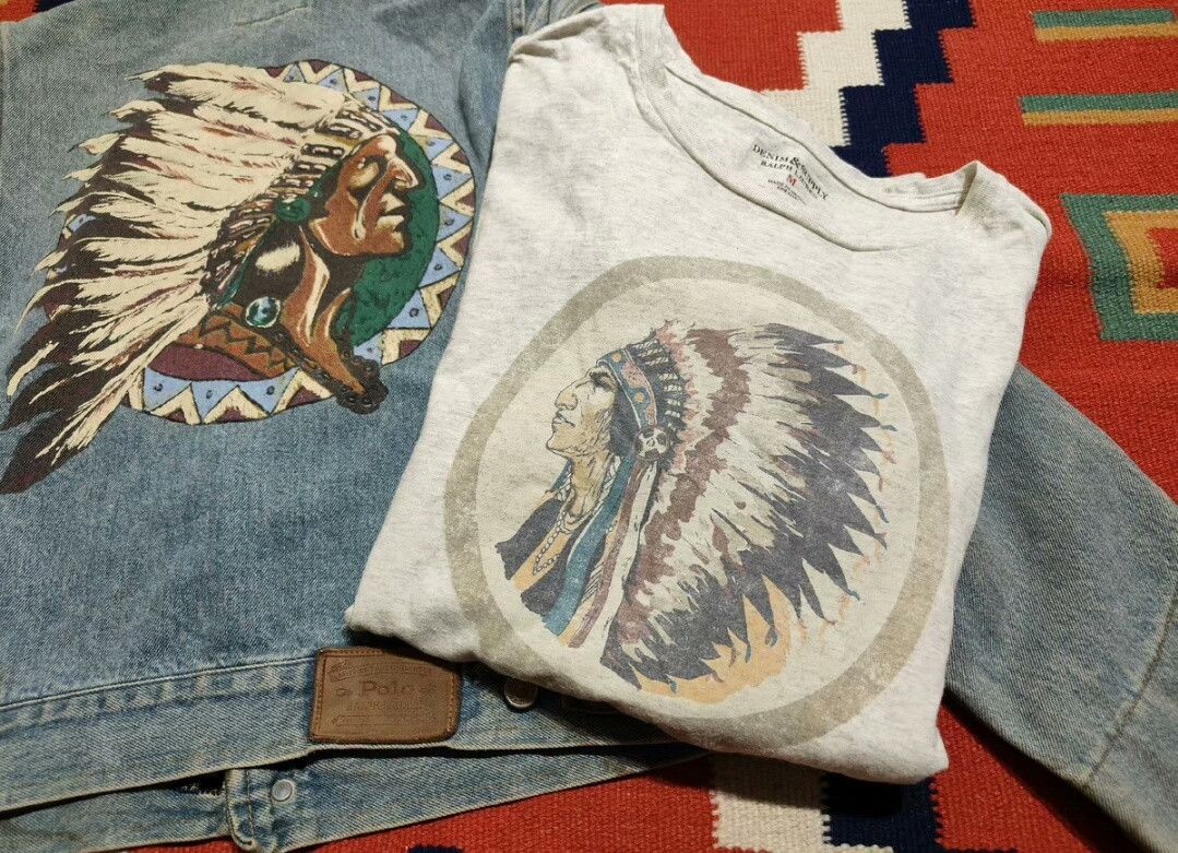 RRL Ralph Lauren Rare RRL Indian Chief T-Shirt Size US M / EU 48-50 / 2 - 6 Thumbnail