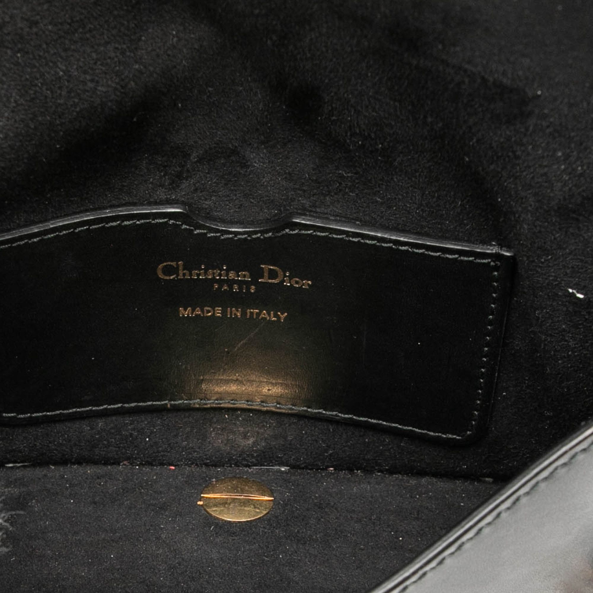 Dior Dior Mini Leather D Bee Saddle Bag Size ONE SIZE - 4 Thumbnail