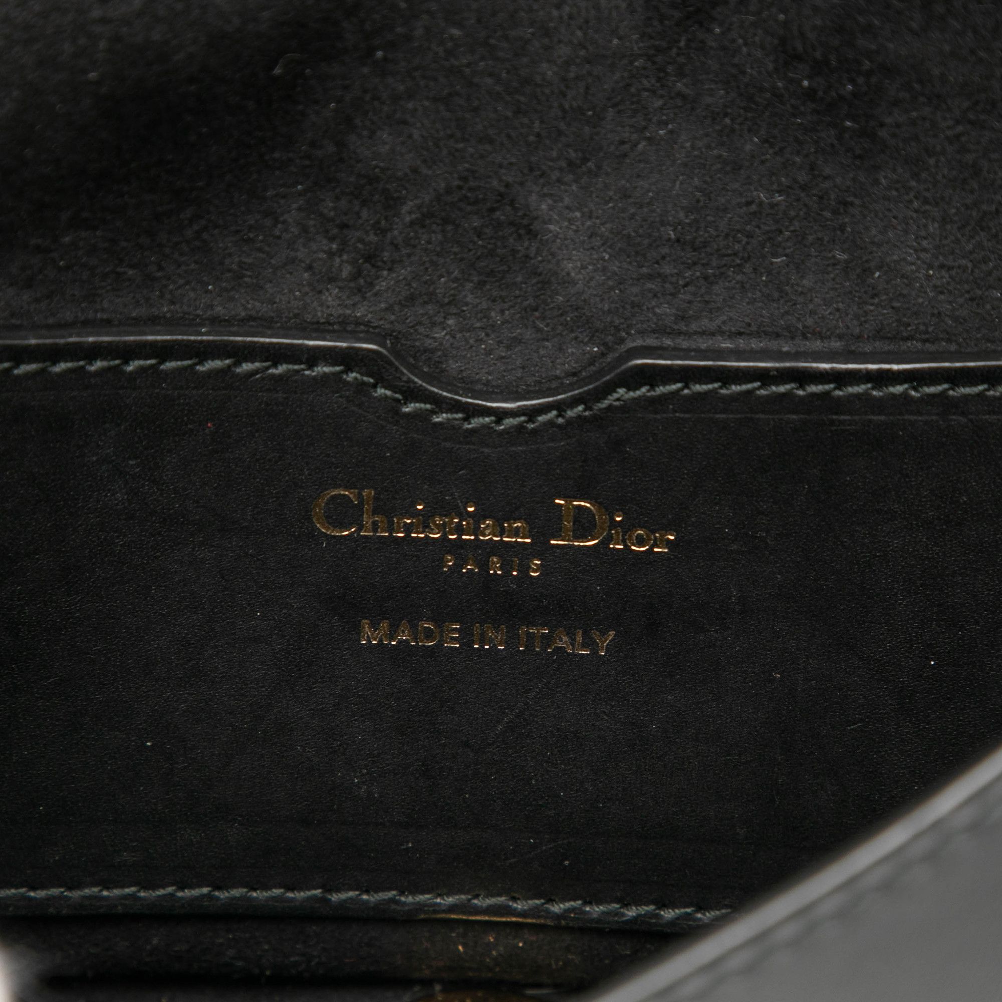Dior Dior Mini Leather D Bee Saddle Bag Size ONE SIZE - 5 Thumbnail