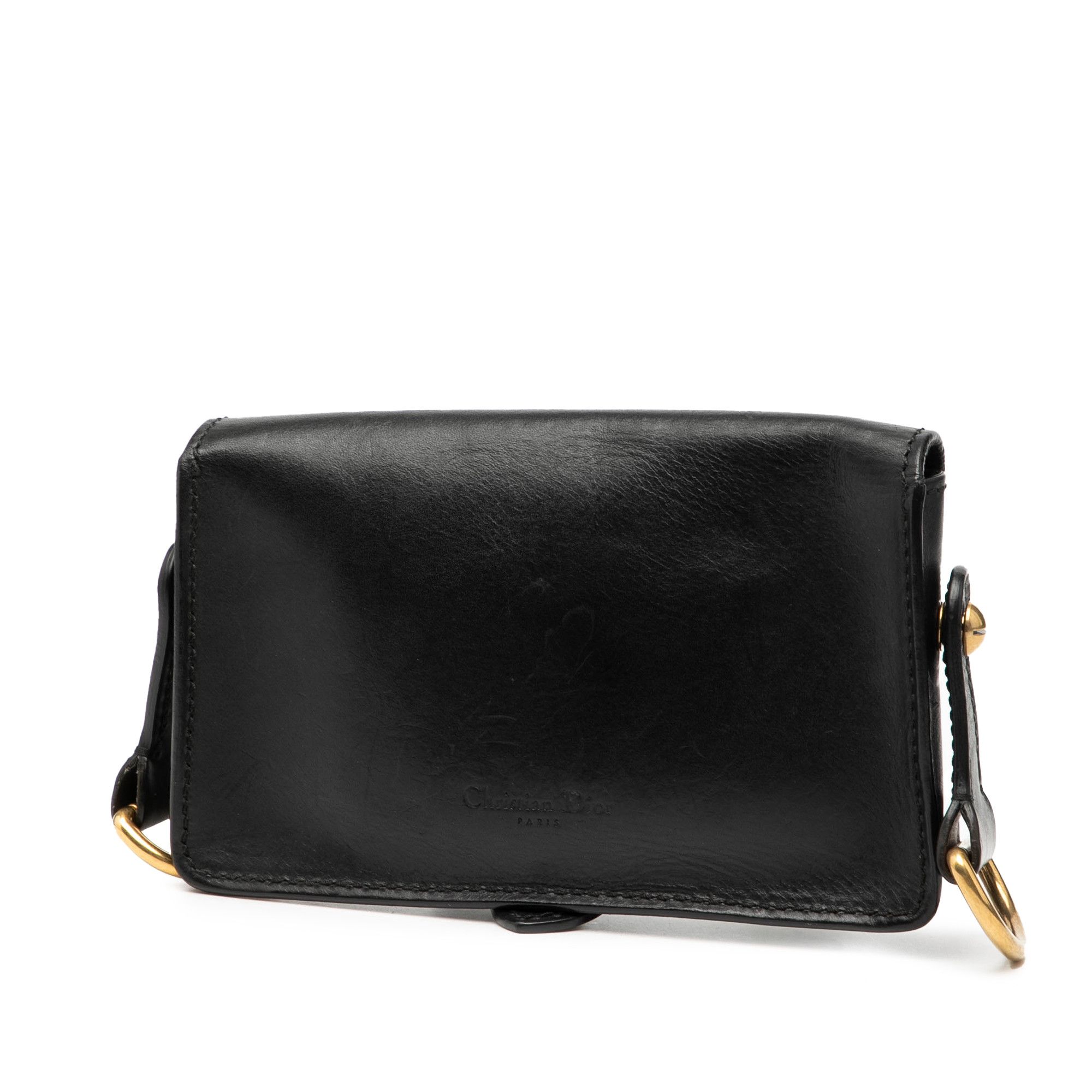 Dior Dior Mini Leather D Bee Saddle Bag Size ONE SIZE - 2 Thumbnail
