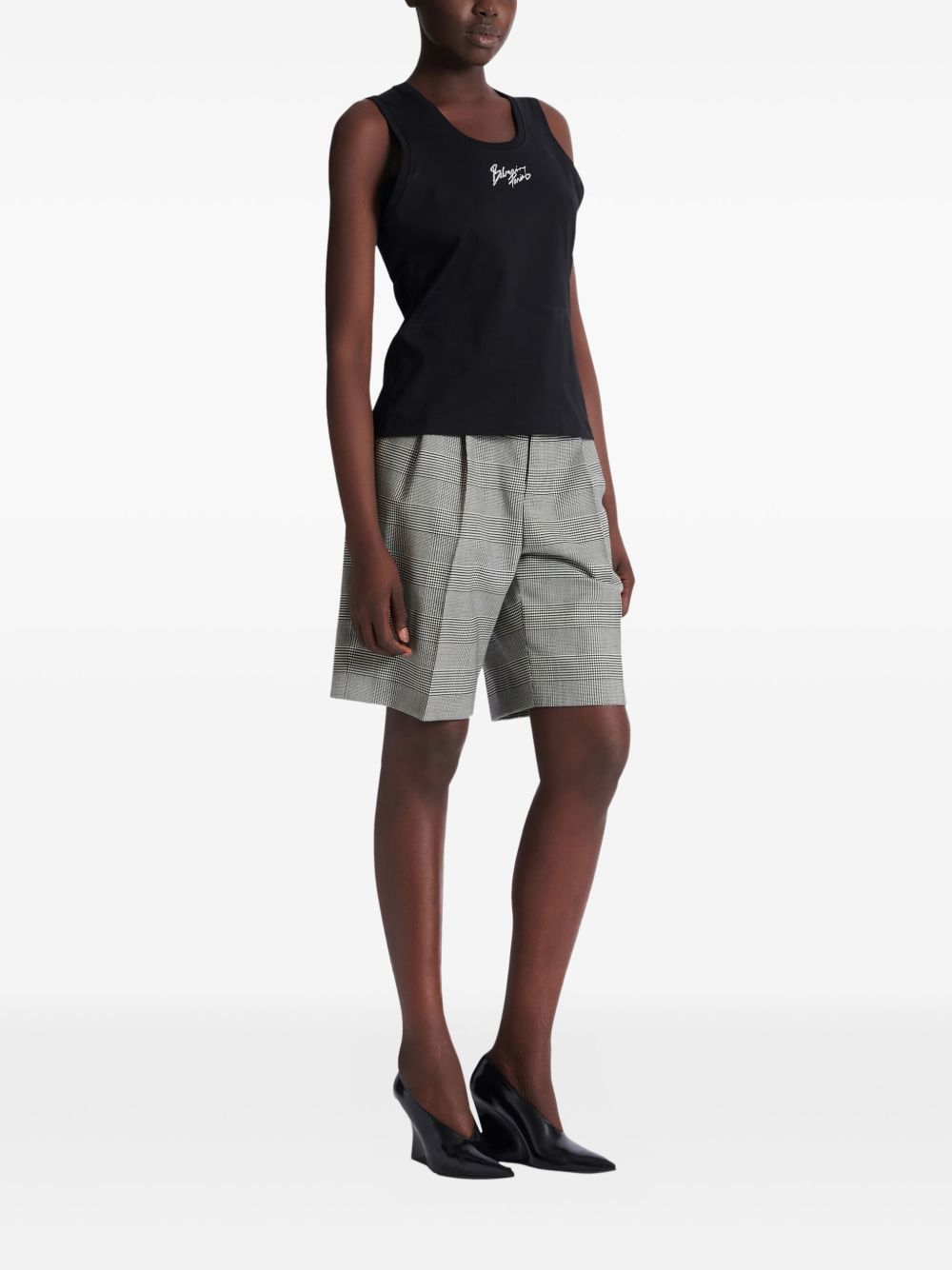 Balmain LOGO COTTON TANK TOP Size XS / US 0-2 / IT 36-38 - 4 Thumbnail