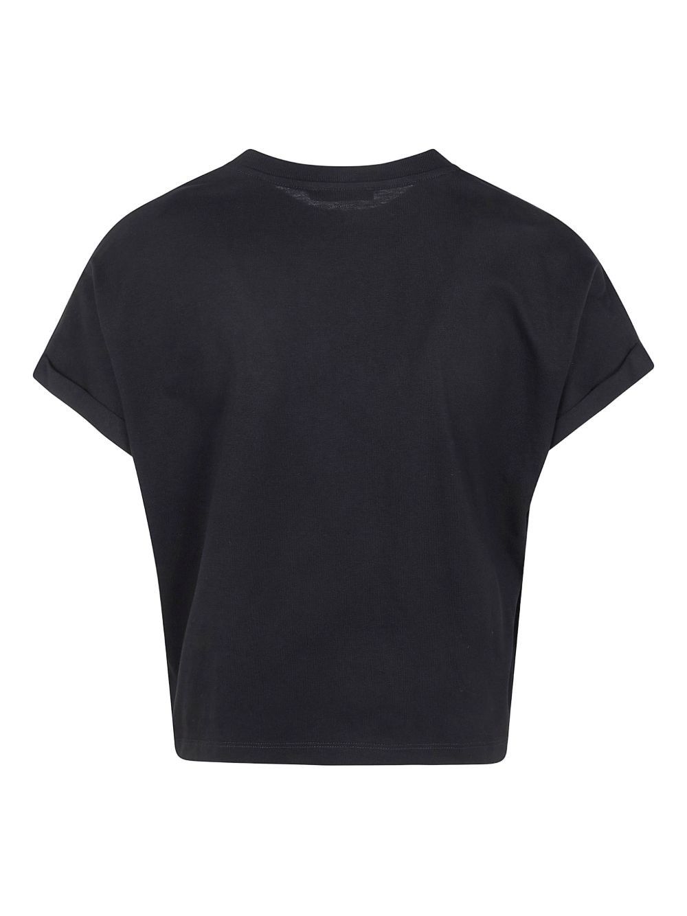 Balmain LOGO COTTON CROPPED T-SHIRT Size L / US 10 / IT 46 - 3 Thumbnail