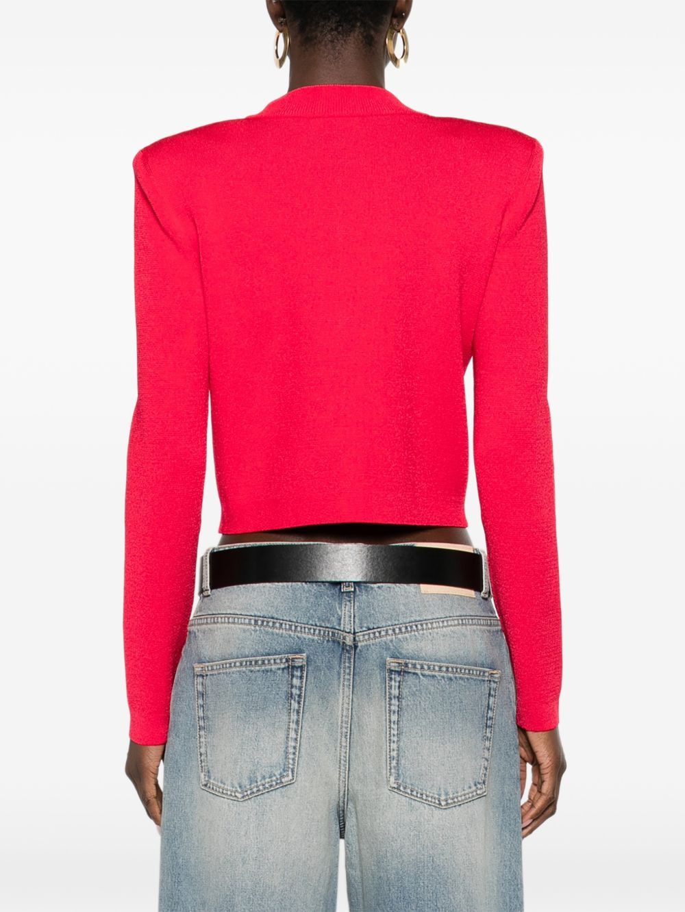 Balmain BUTTONED CREWNECK CARDIGAN Size XS / US 0-2 / IT 36-38 - 5 Thumbnail