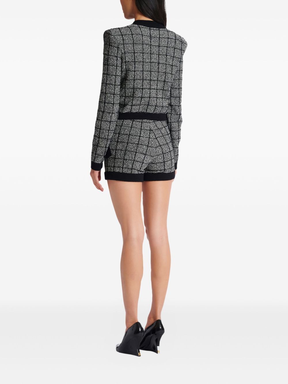 Balmain TWEED CARDIGAN Size XS / US 0-2 / IT 36-38 - 4 Thumbnail