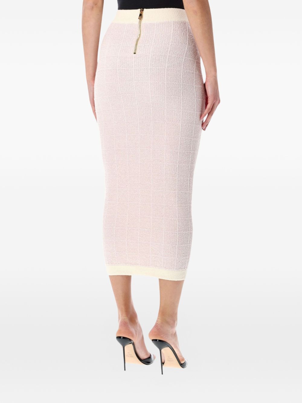 Balmain TWEED LONG SKIRT Size 26" / US 2 / IT 38 - 2 Thumbnail
