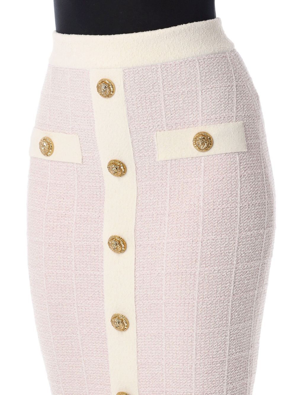 Balmain TWEED LONG SKIRT Size 27" / US 4 / IT 40 - 3 Thumbnail