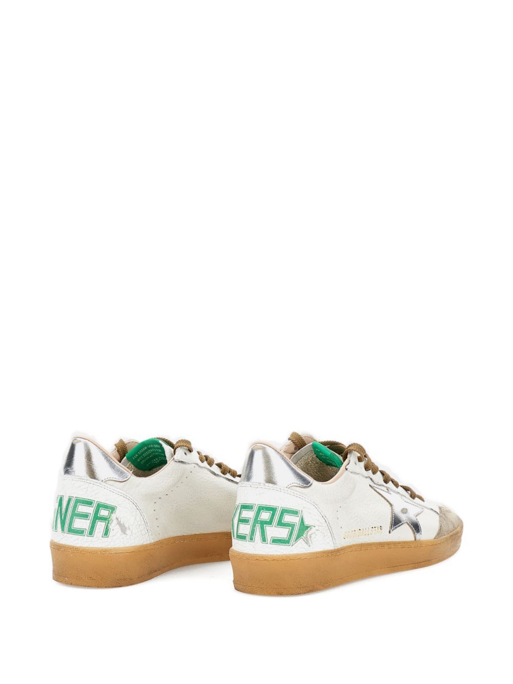 Golden Goose BALL STAR LEATHER SNEAKERS Size US 12 / EU 45 - 3 Thumbnail