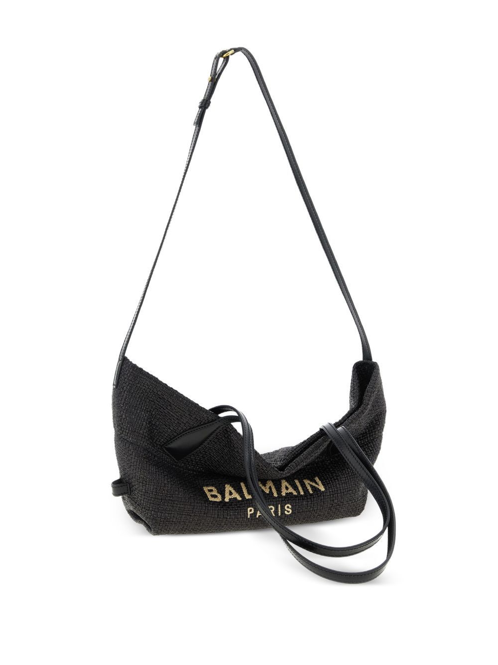 Balmain TRACK SMALL RAFIA TOTE Size ONE SIZE - 3 Thumbnail