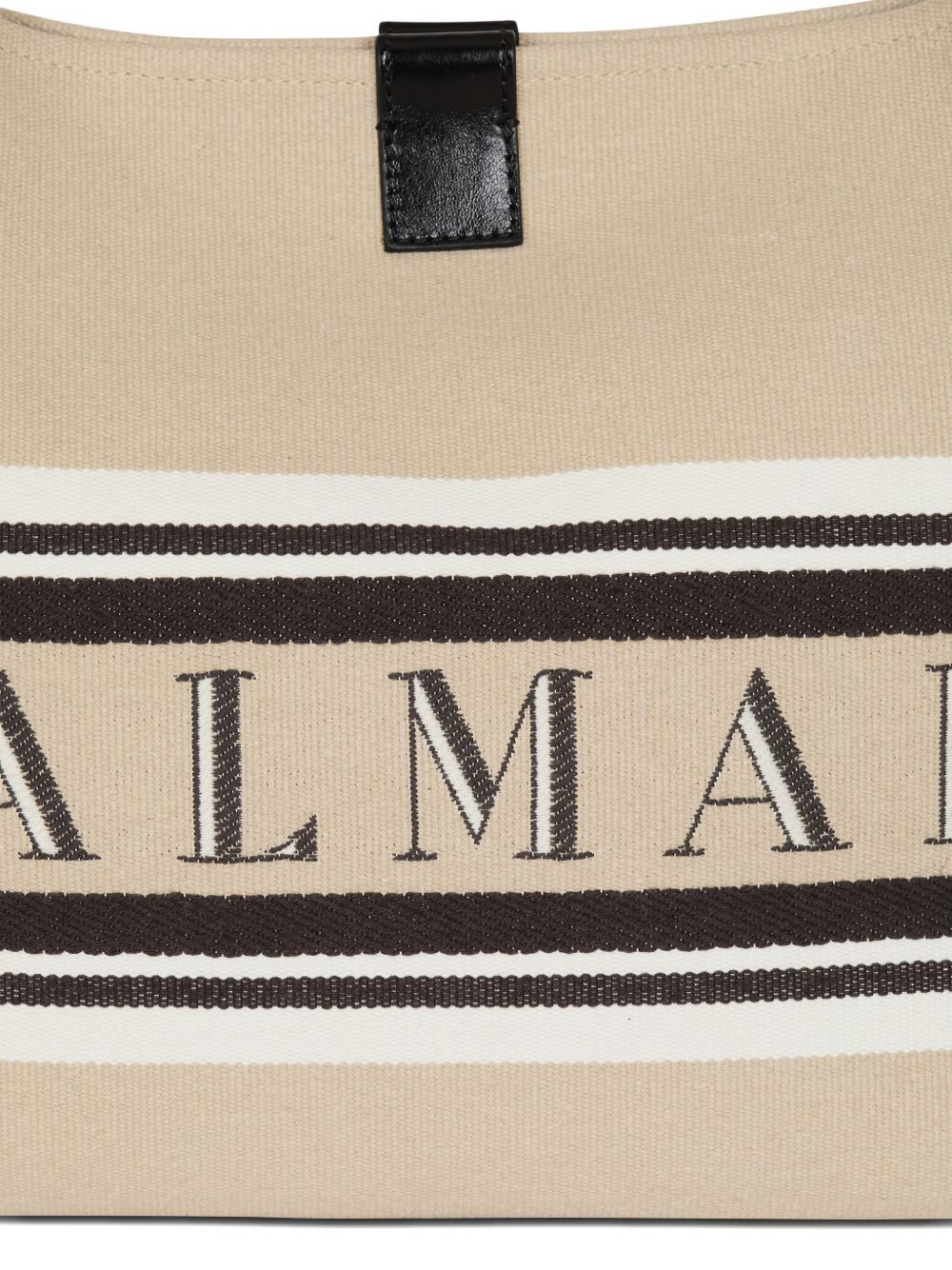 Balmain RELEASE CANVAD AND LEATHER MEDIUM TOTE Size ONE SIZE - 4 Thumbnail