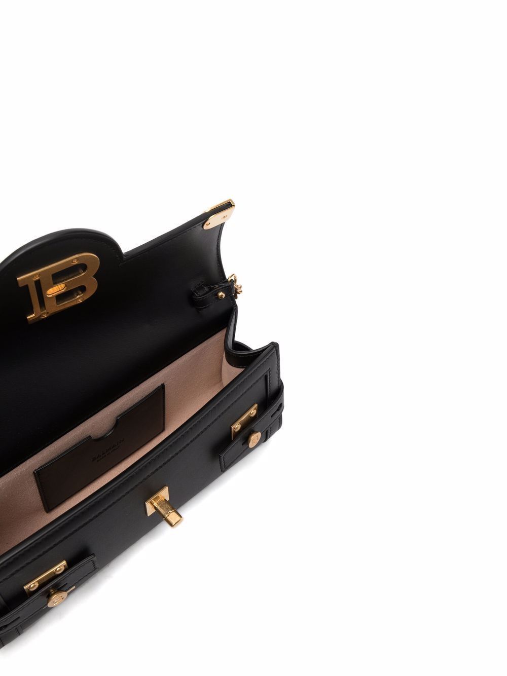Balmain B-BUZZ 23 LEATHER CROSSBODY BAG Size ONE SIZE - 2 Thumbnail