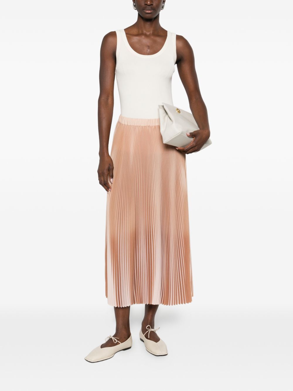 Fabiana Filippi PLEATED LONG SKIRT Size 30" / US 8 / IT 44 - 4 Thumbnail