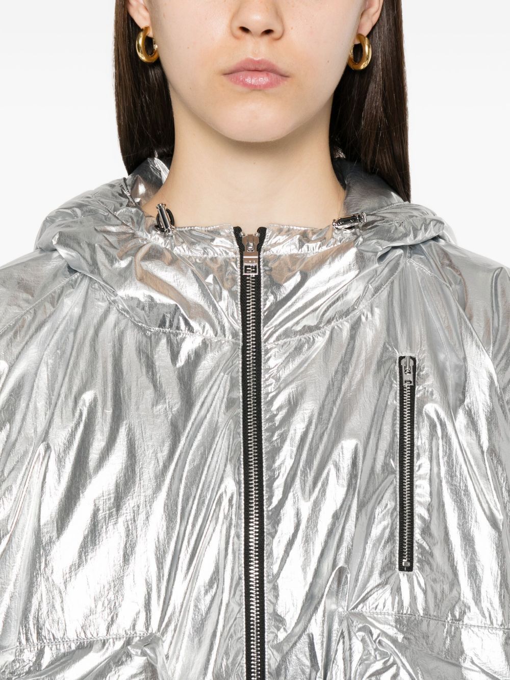 Iro GONIE HOODED JACKET Size S / US 4 / IT 40 - 3 Thumbnail