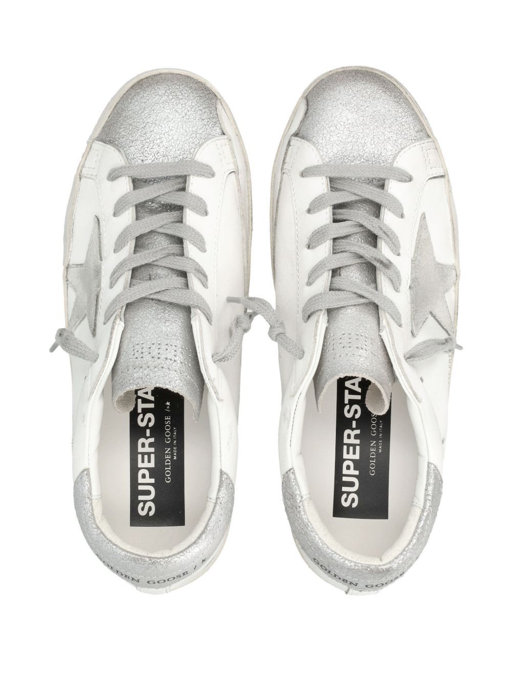 Golden Goose SUPER-STAR LEATHER SNEAKERS Size US 5 / IT 35 - 2 Thumbnail