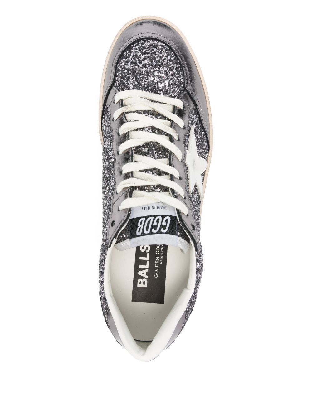 Golden Goose BALL STAR LEATHER SNEAKERS Size US 5 / IT 35 - 3 Thumbnail
