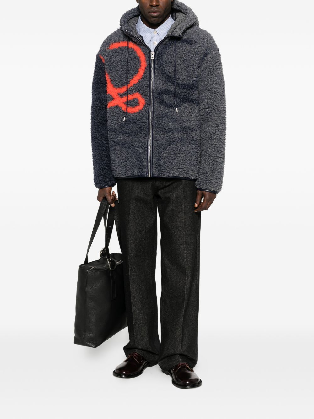 Loewe ANAGRAM WOOL BLEND JACKET Size US M / EU 48-50 / 2 - 4 Thumbnail