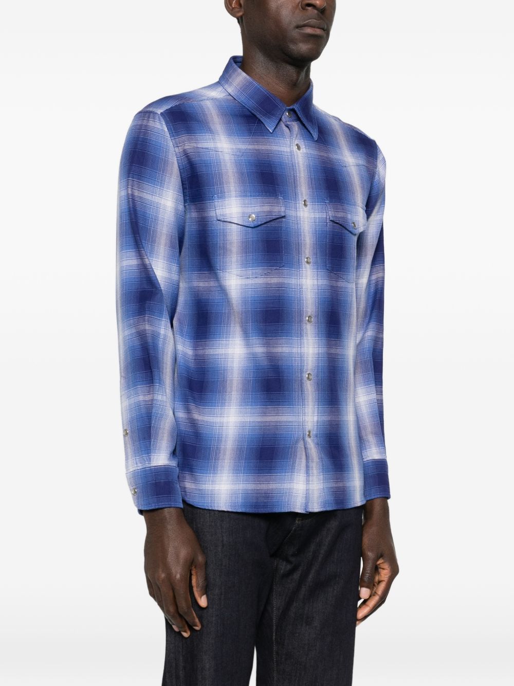 Tom Ford COTTON CHECKED SHIRT Size US L / EU 52-54 / 3 - 5 Thumbnail