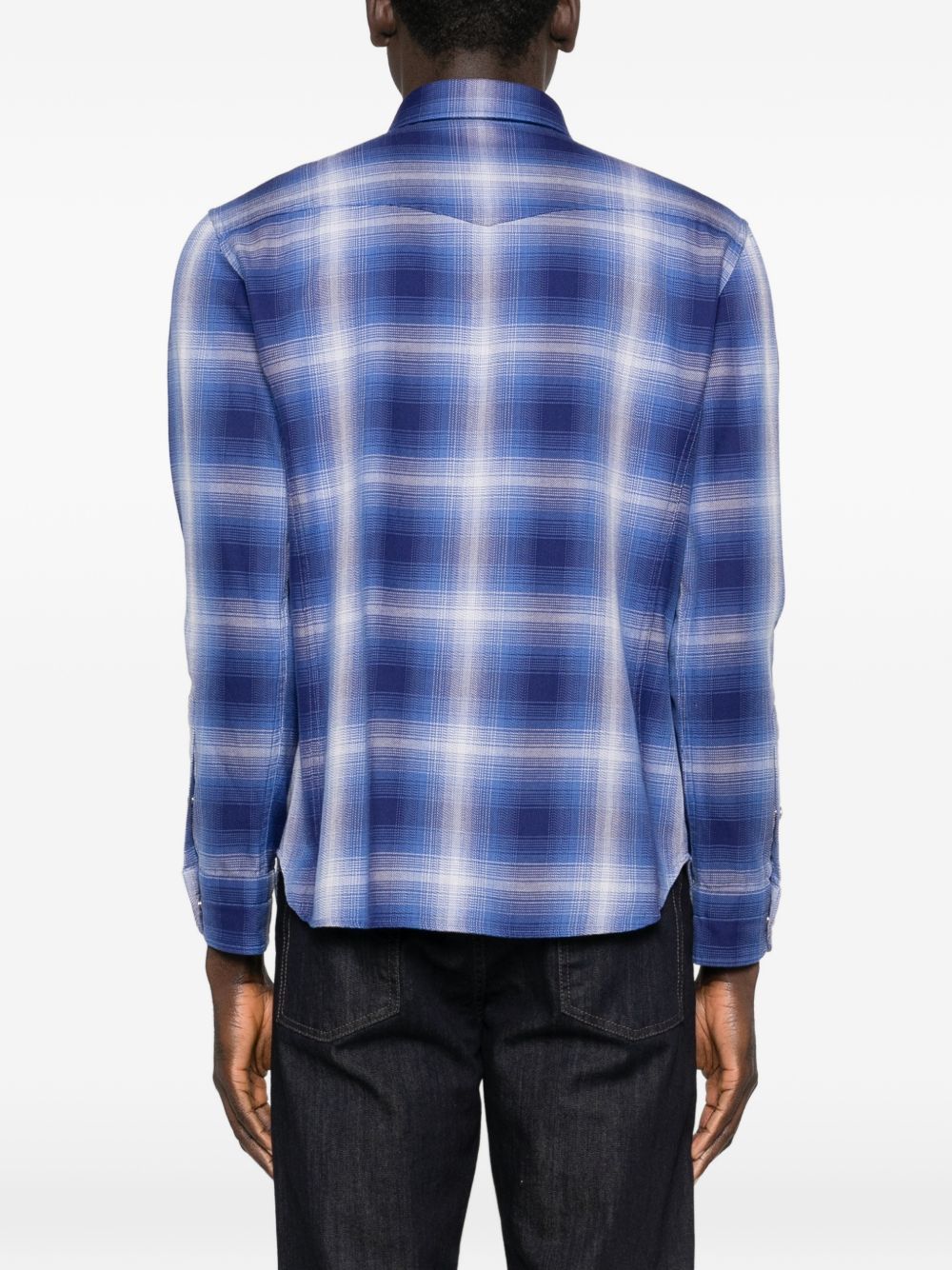 Tom Ford COTTON CHECKED SHIRT Size US XL / EU 56 / 4 - 2 Thumbnail
