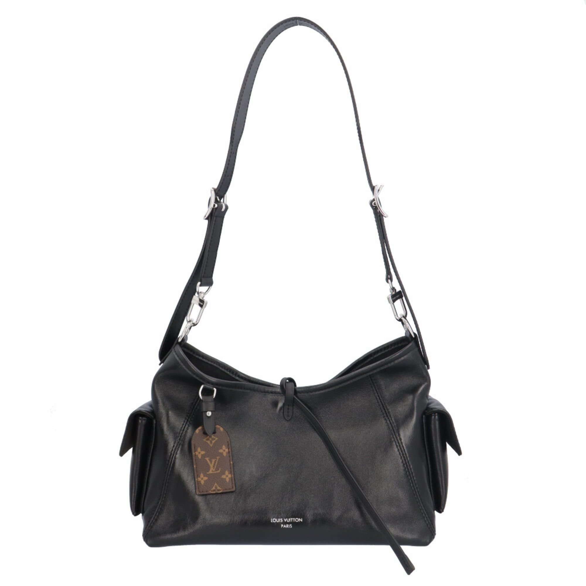 Louis Vuitton Pre-owned Louis Vuitton Carryall Cargo Vibe PM Shoulder Bag, M24861, Black, Women's, 2-Way, with Chain. Size ONE SIZE - 2 Thumbnail