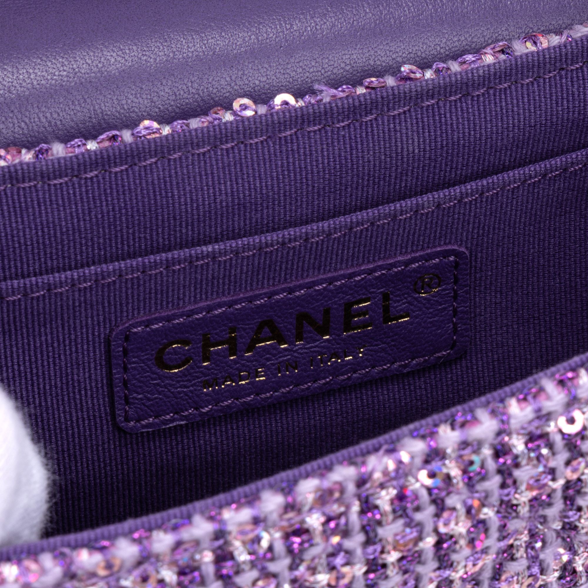 Chanel Rare Top Handle Tweed Flap Size ONE SIZE - 10 Thumbnail