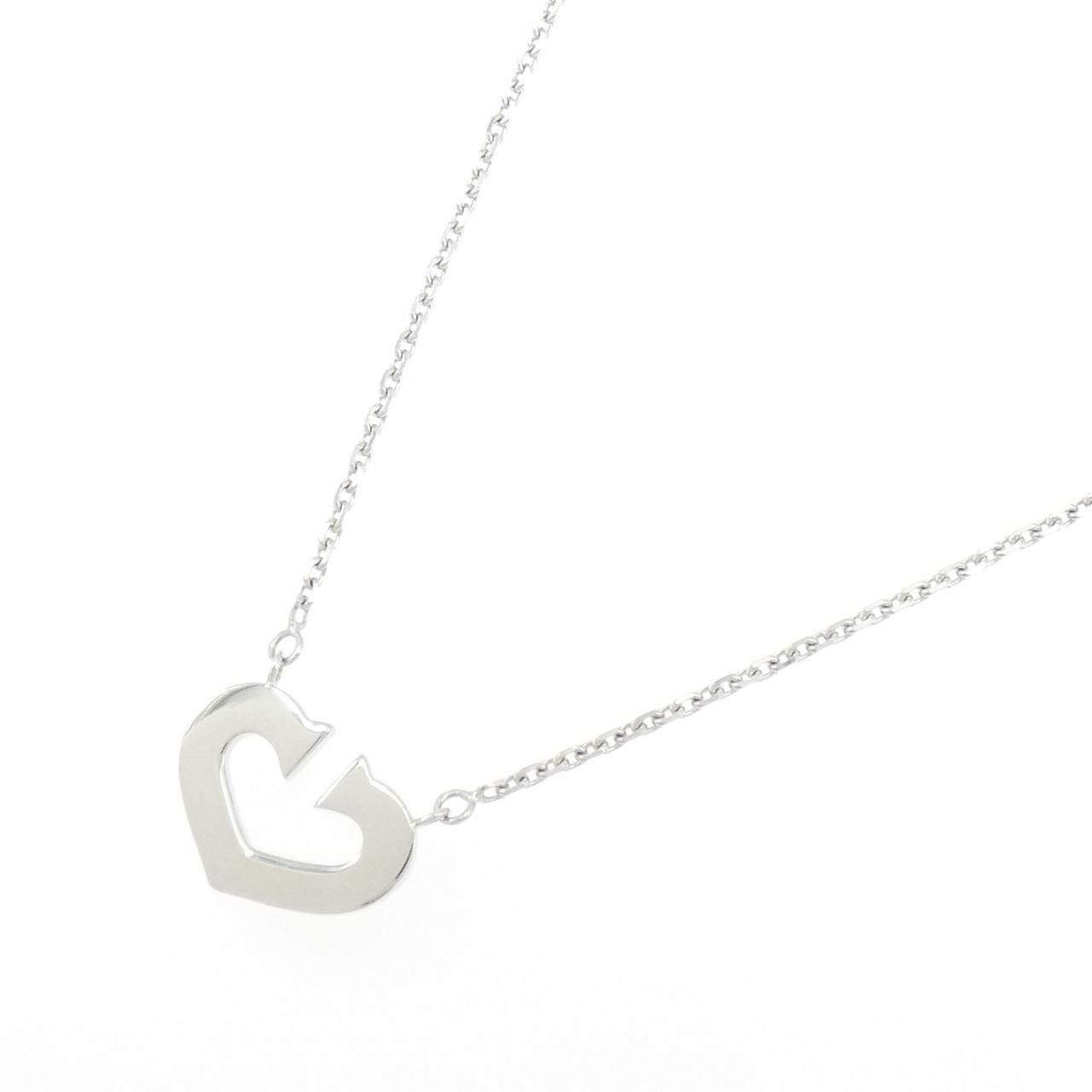 Cartier Cartier Cartier C Heart 750 White Gold Necklace Precious Metal Necklace CRB7008100 DUTY FREE for USA Size ONE SIZE - 2 Thumbnail