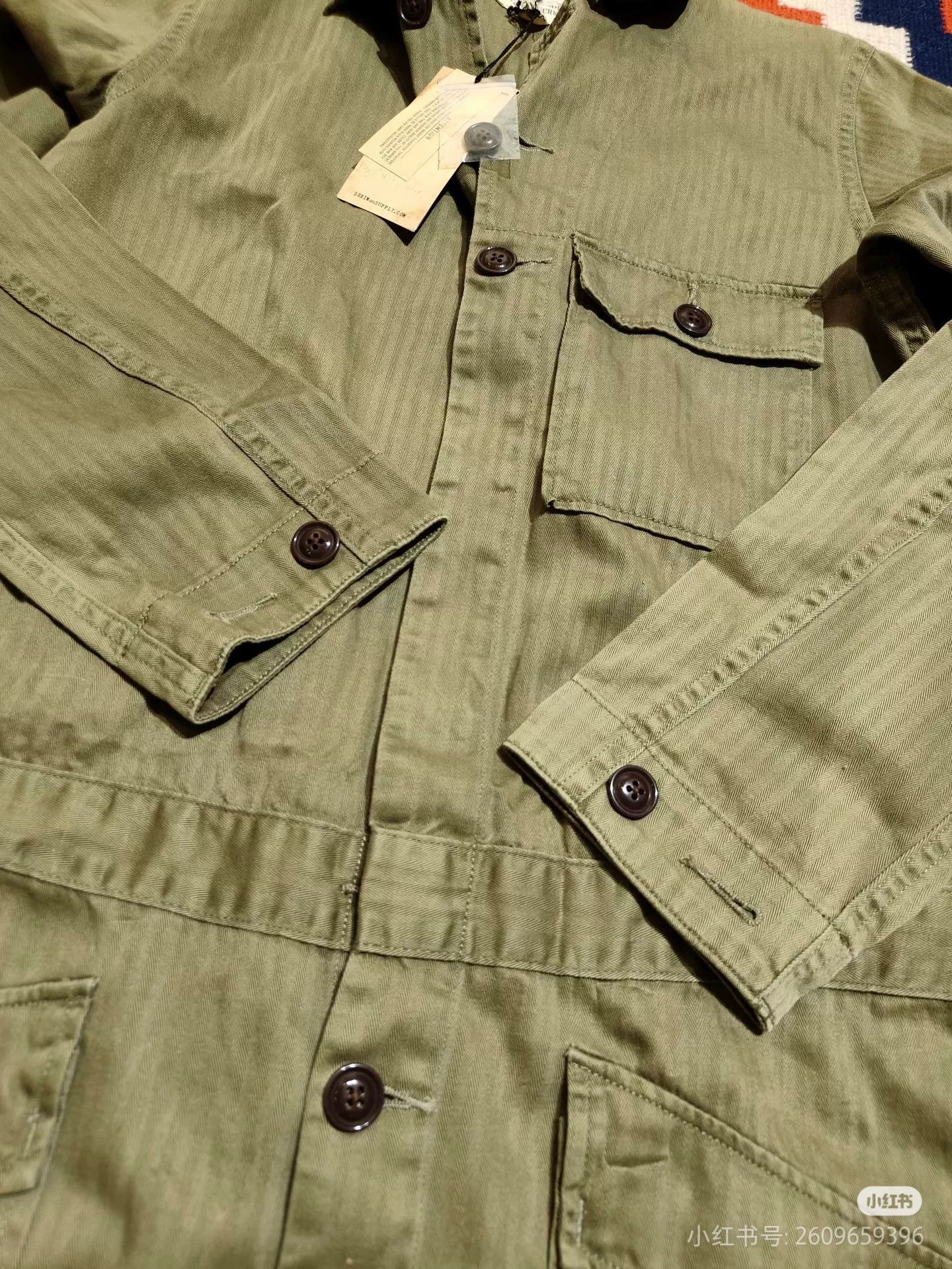 RRL Ralph Lauren Ralph Lauren Women's Jumpsuit HBT Fabric Size 24" / US 00 / IT 34 - 4 Thumbnail