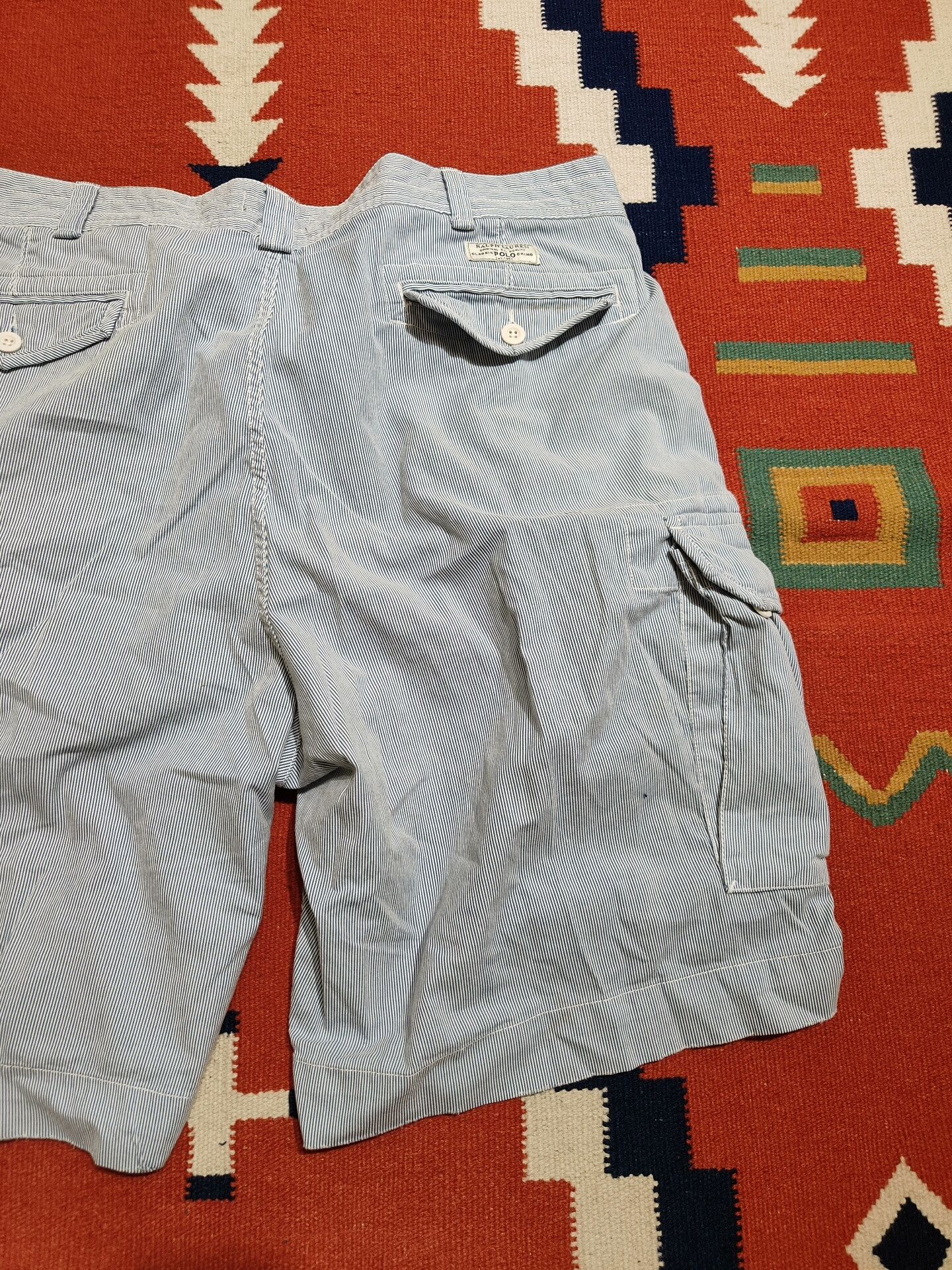 Polo Ralph Lauren Ralph Lauren Striped Cargo Pants Size 48B Size US 32 / EU 48 - 6 Thumbnail