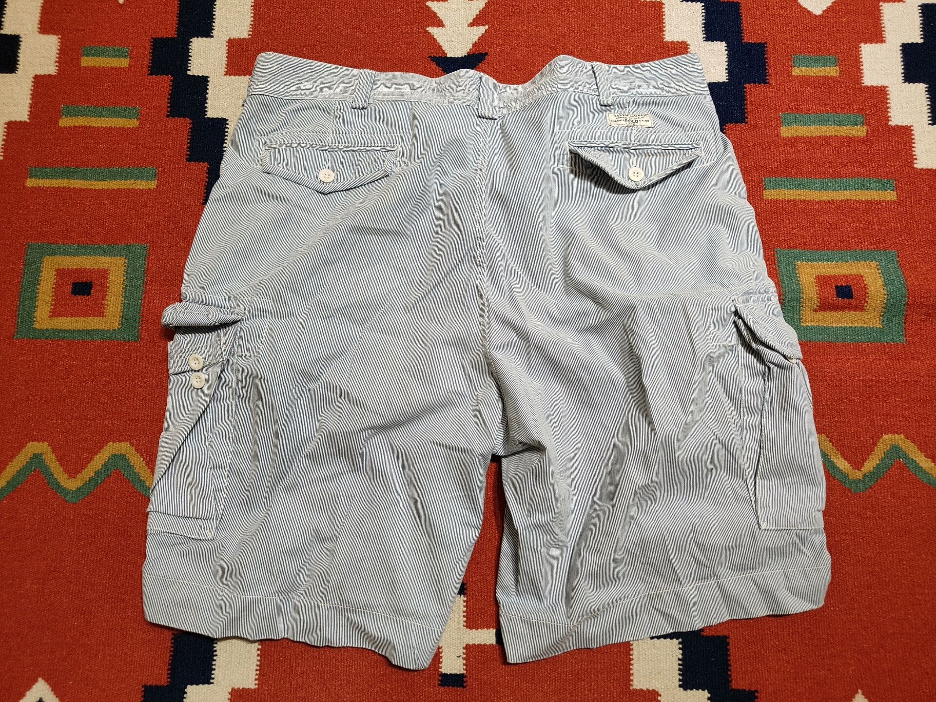 Polo Ralph Lauren Ralph Lauren Striped Cargo Pants Size 48B Size US 32 / EU 48 - 2 Thumbnail