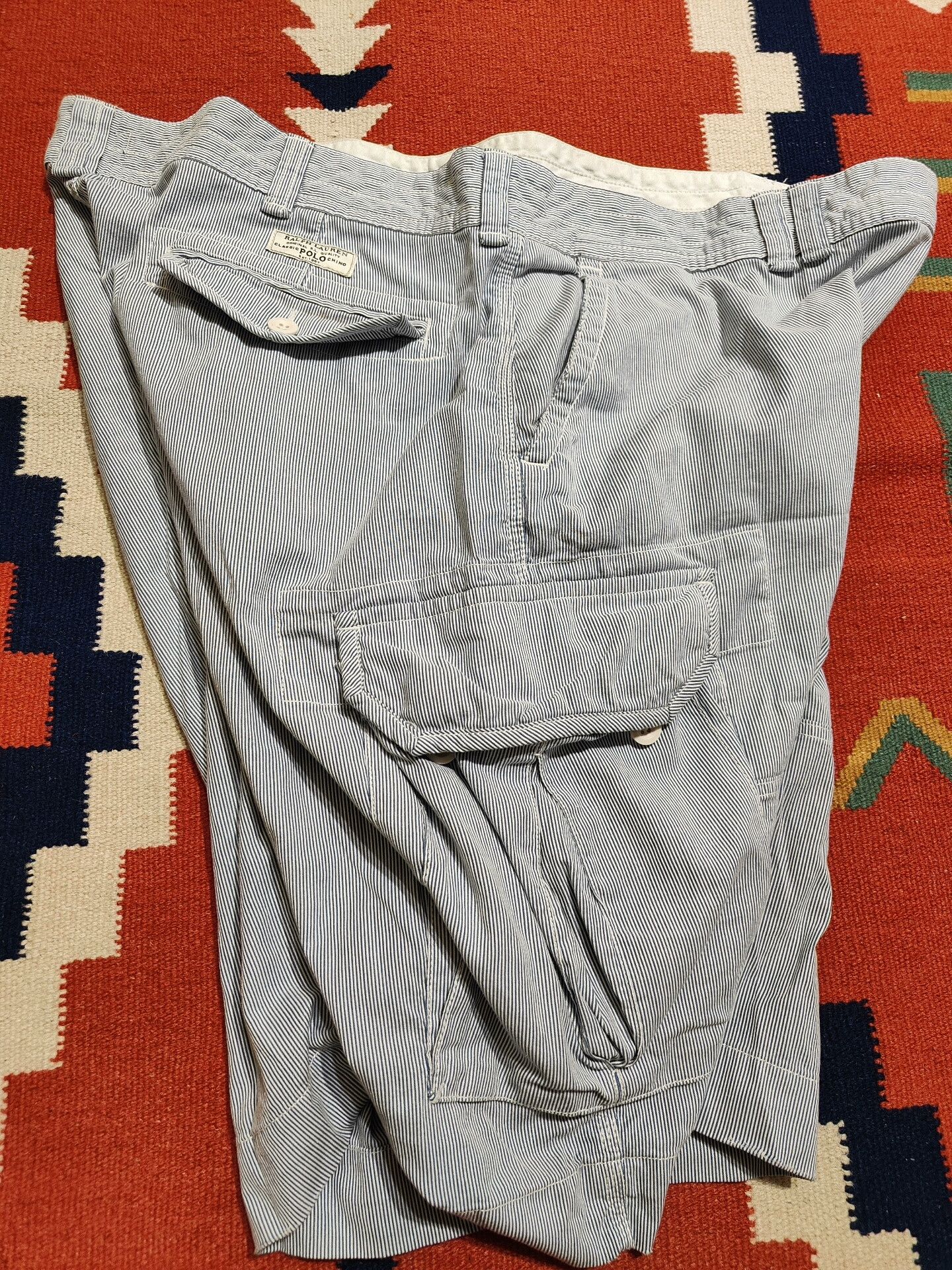 Polo Ralph Lauren Ralph Lauren Striped Cargo Pants Size 48B Size US 32 / EU 48 - 9 Thumbnail