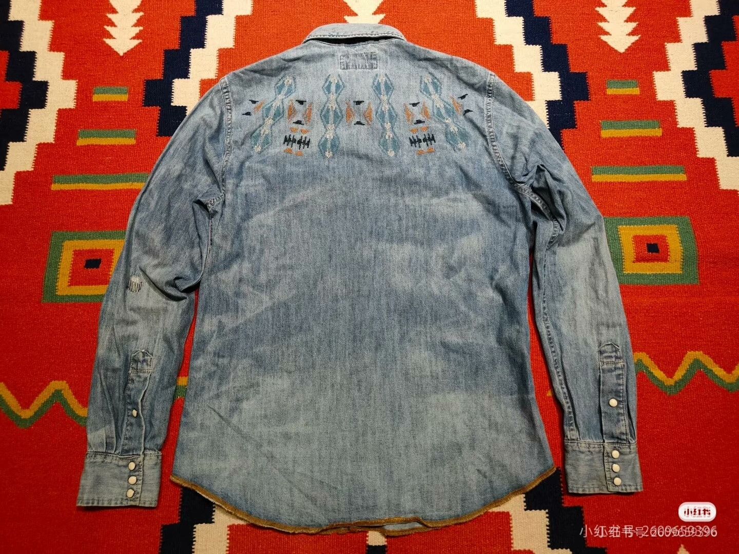 RRL Ralph Lauren Ralph Lauren RRL Vintage Denim Shirt Size US M / EU 48-50 / 2 - 3 Thumbnail