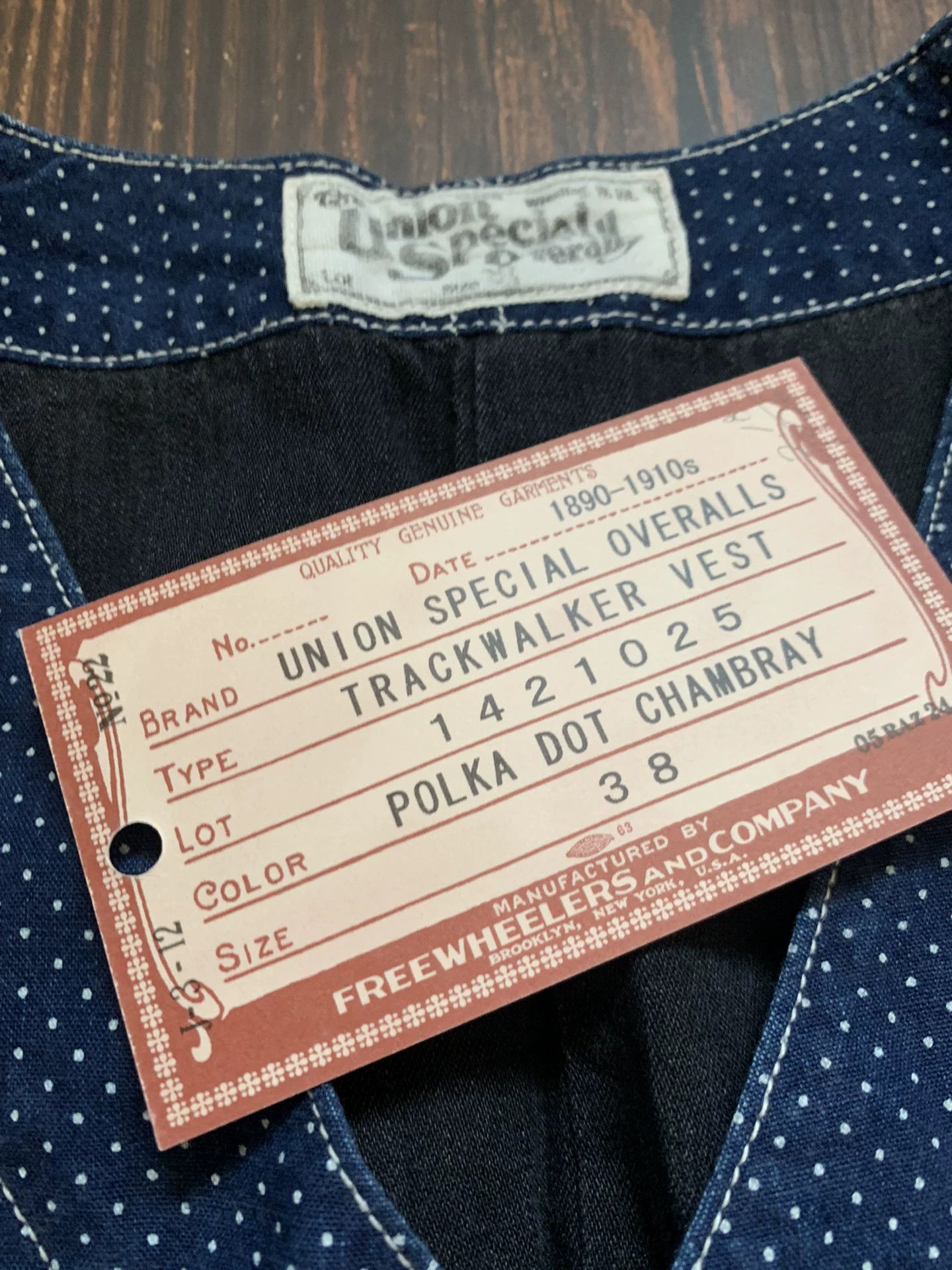 Freewheelers Freewheelers Trackwalker Wabash Vest Size US S / EU 44-46 / 1 - 3 Thumbnail