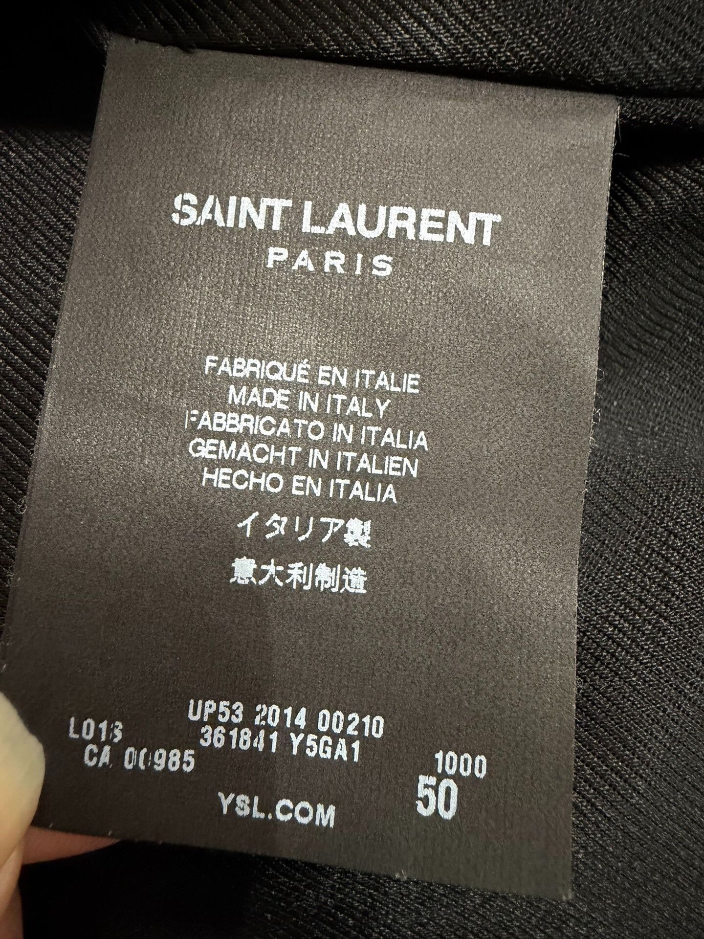 Saint Laurent Paris Saint Laurent L01 Leather Jacket Size US M / EU 48-50 / 2 - 5 Thumbnail