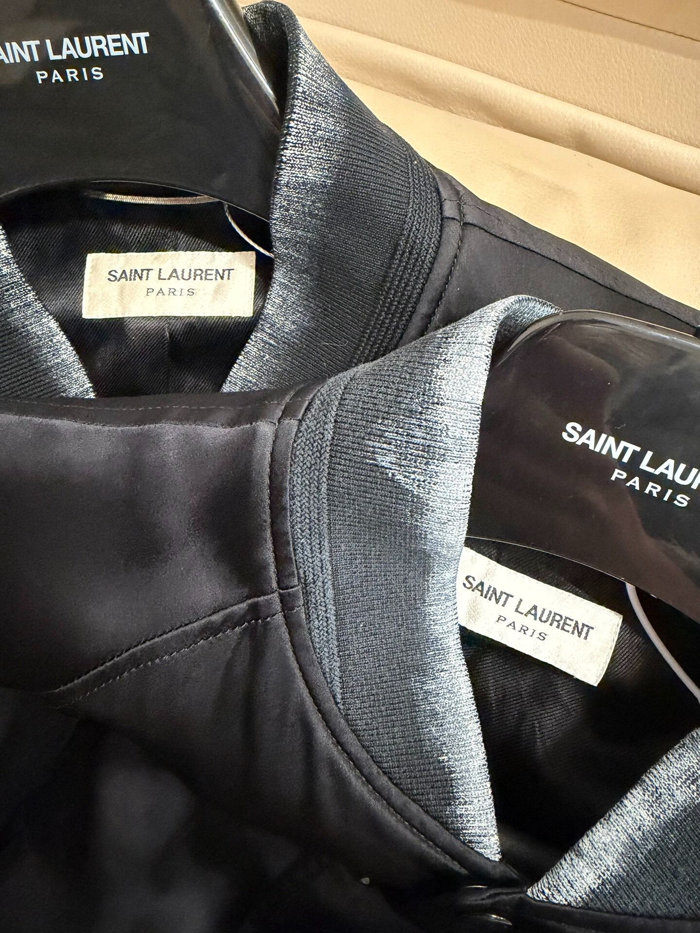 Saint Laurent Paris Saint Laurent Silk Baseball Jacket Size US L / EU 52-54 / 3 - 2 Thumbnail