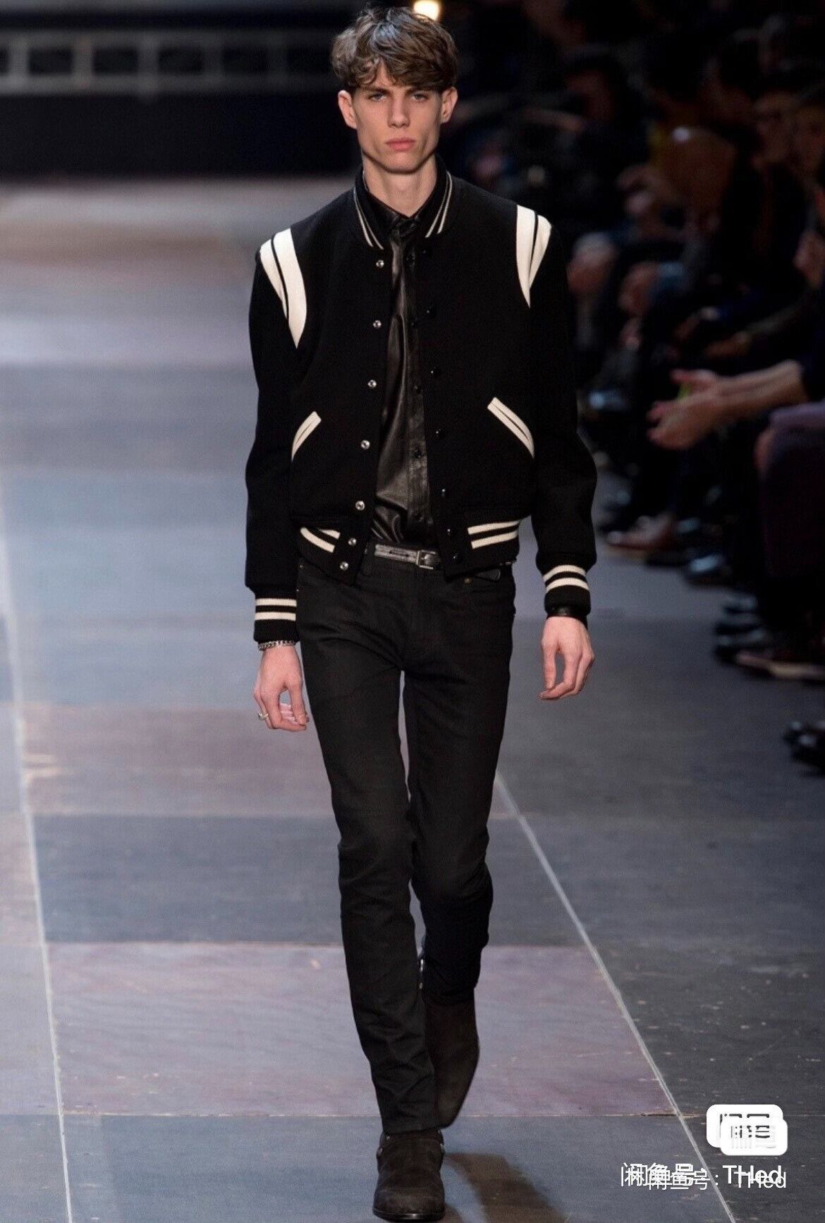 Saint Laurent Paris Saint Laurent Teddy Wool Baseball Jacket Size US L / EU 52-54 / 3 - 7 Thumbnail