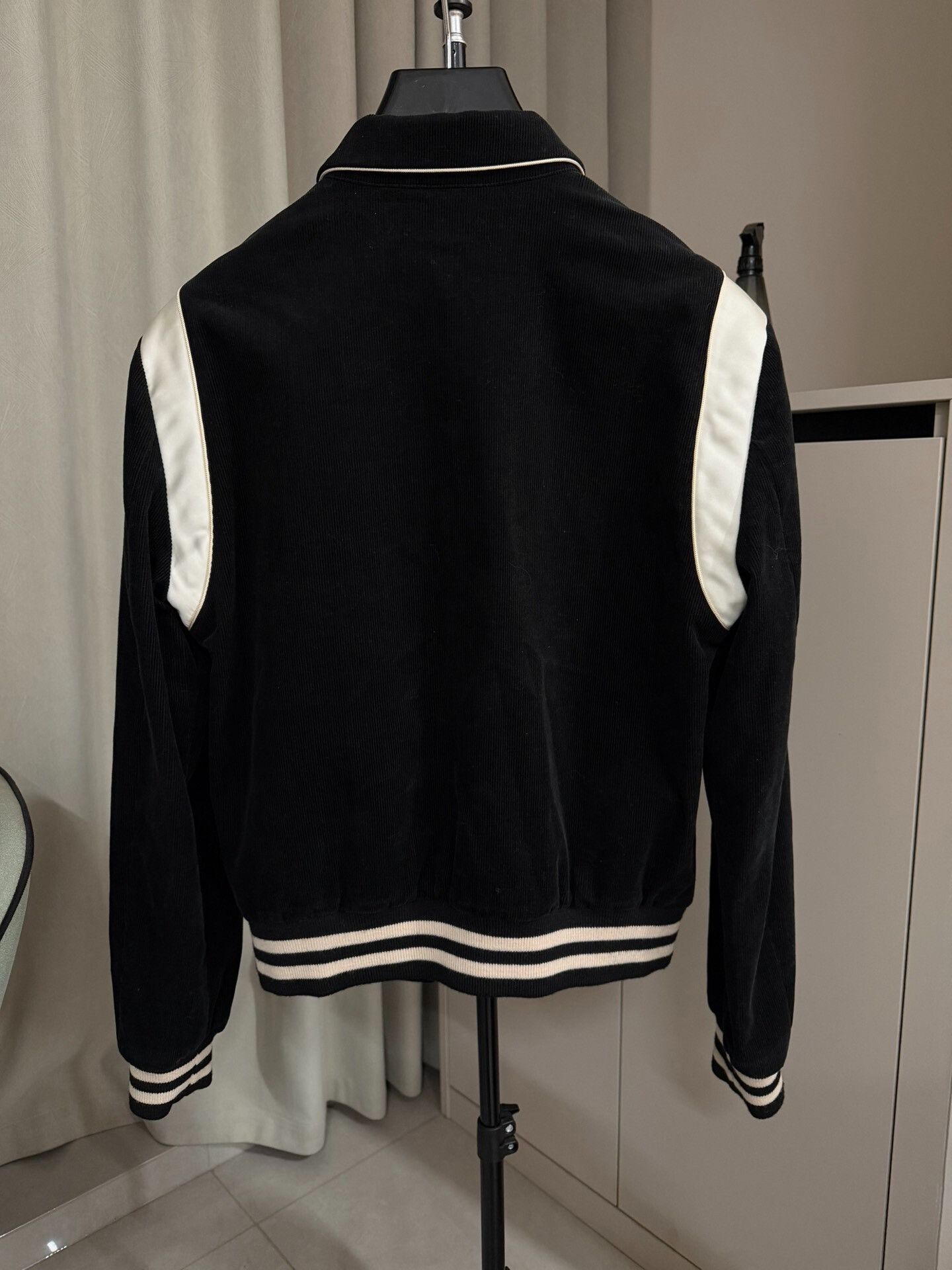 Celine Celine Black and White Corduroy Jacket Size US M / EU 48-50 / 2 - 3 Thumbnail