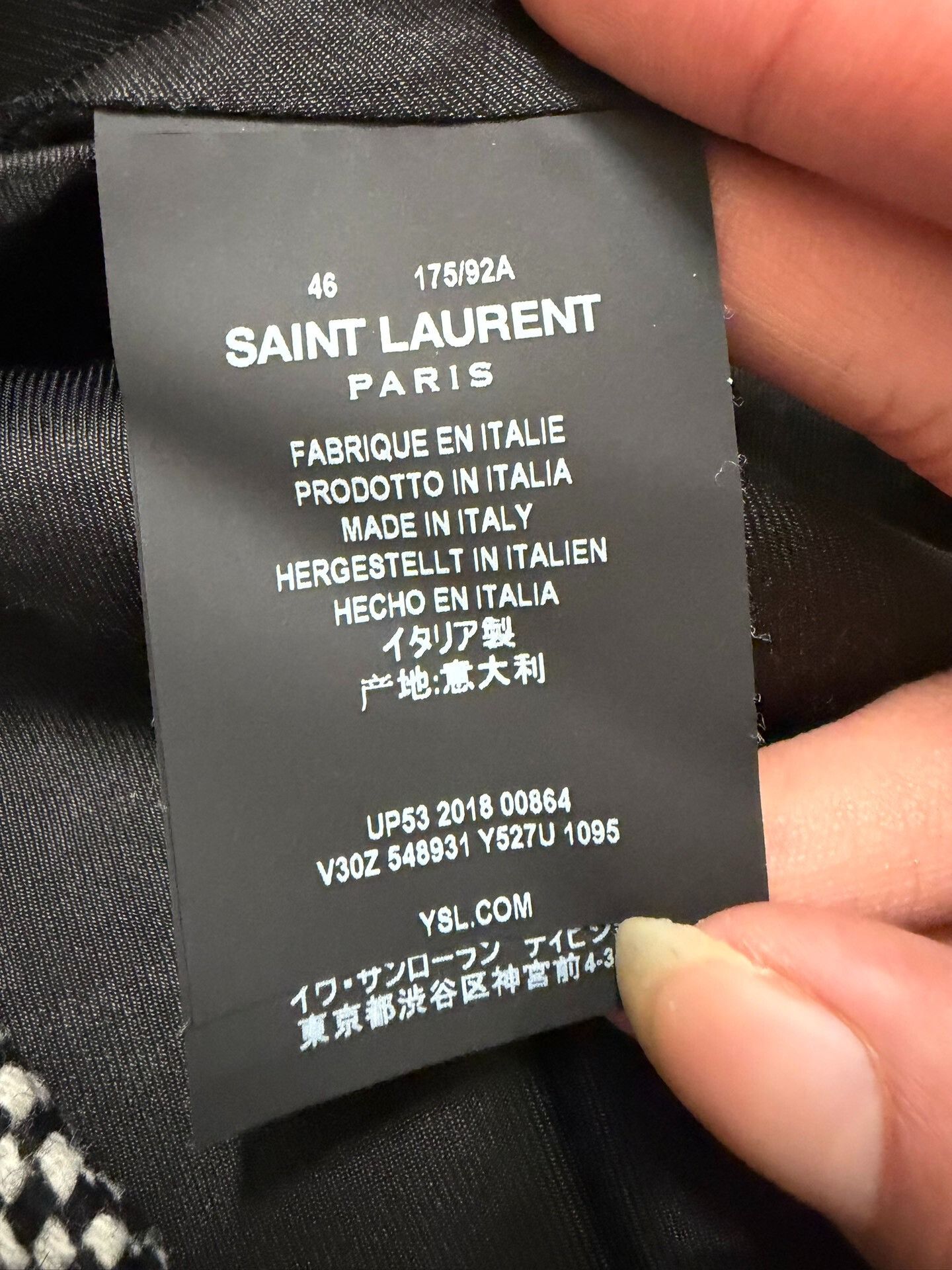 Saint Laurent Paris Saint Laurent Teddy Baseball Jacket 2018FW Size US S / EU 44-46 / 1 - 4 Thumbnail