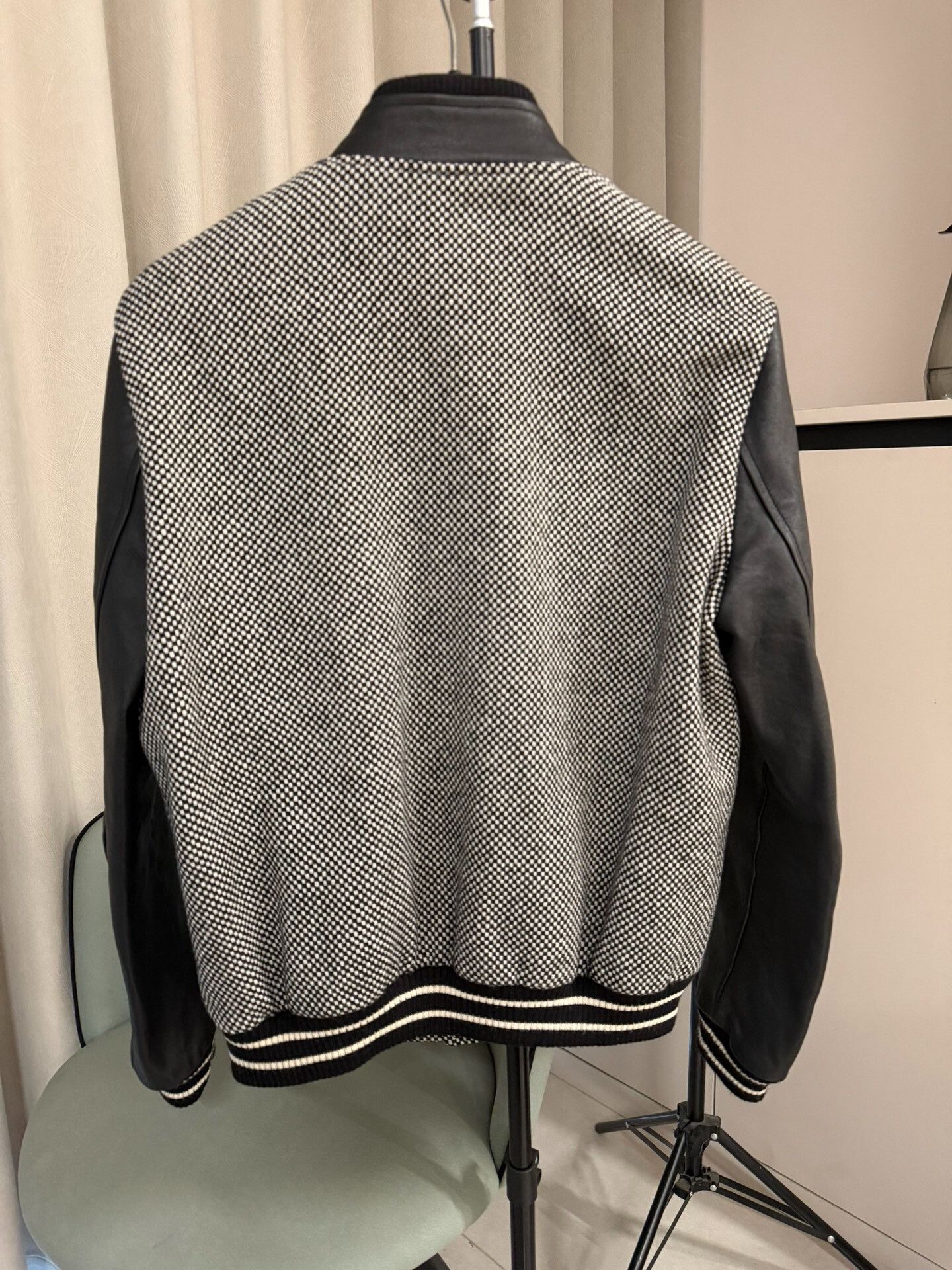 Saint Laurent Paris Saint Laurent Teddy Baseball Jacket 2018FW Size US S / EU 44-46 / 1 - 3 Thumbnail