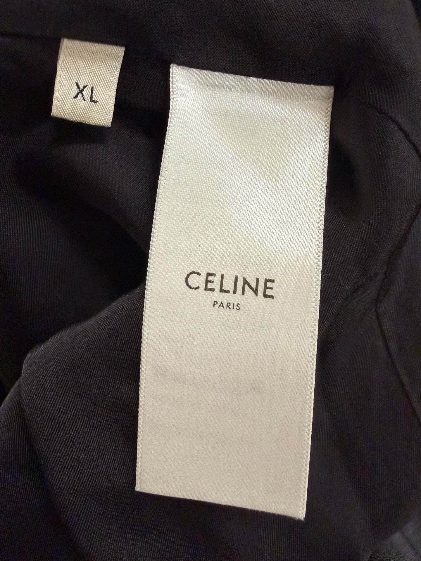 Celine Celine Black Teddy Jacket Unisex XL Size US XL / EU 56 / 4 - 4 Thumbnail