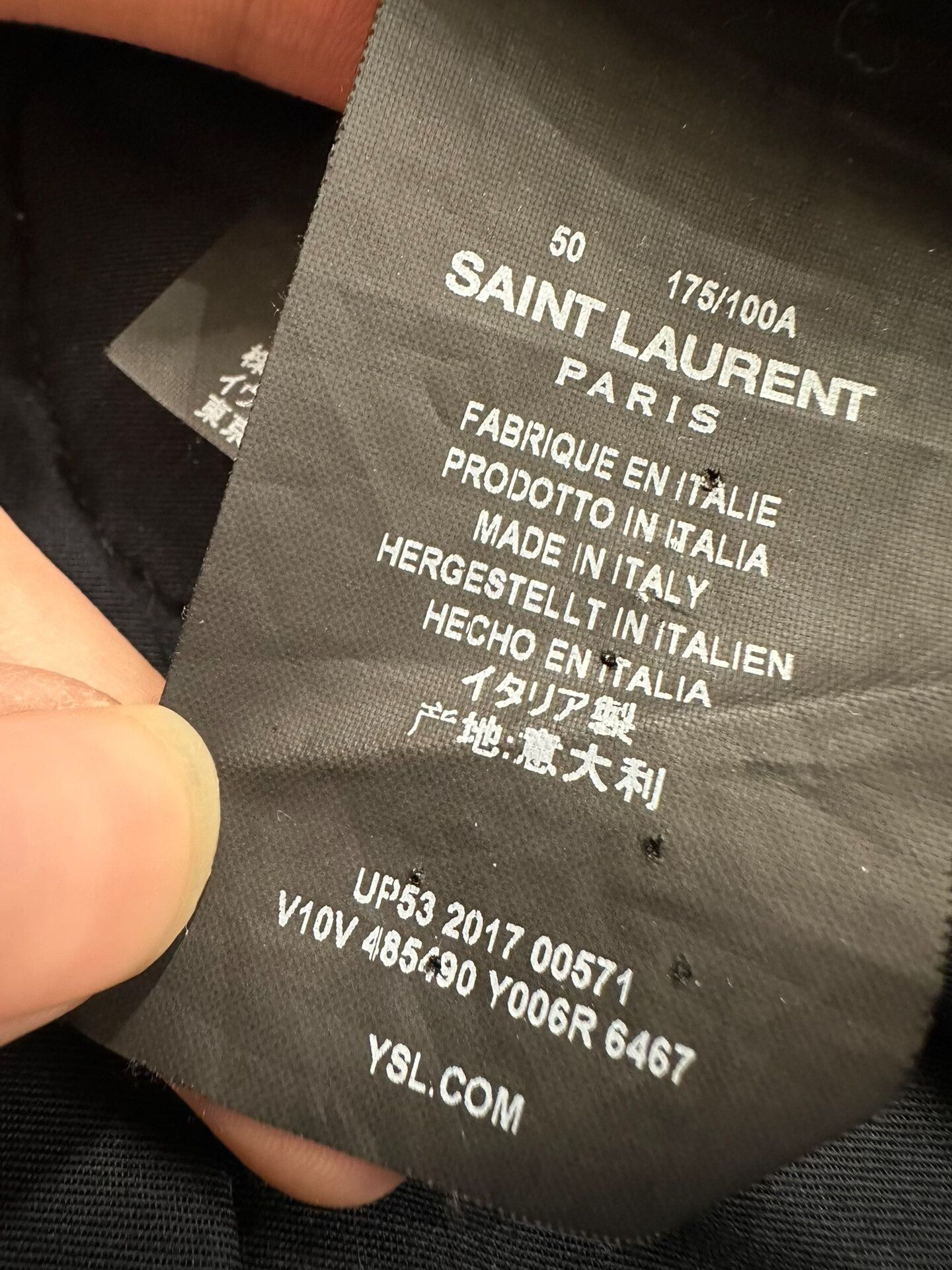 Saint Laurent Paris Saint Laurent Burgundy Baseball Jacket Size US M / EU 48-50 / 2 - 4 Thumbnail