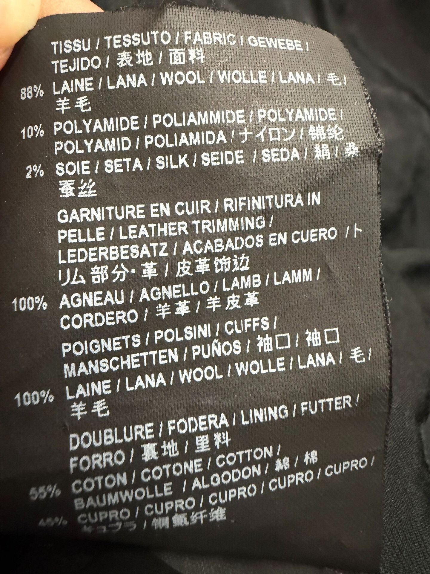 Saint Laurent Paris Saint Laurent 2017FW Black and White Bomber Jacket Size US M / EU 48-50 / 2 - 5 Thumbnail